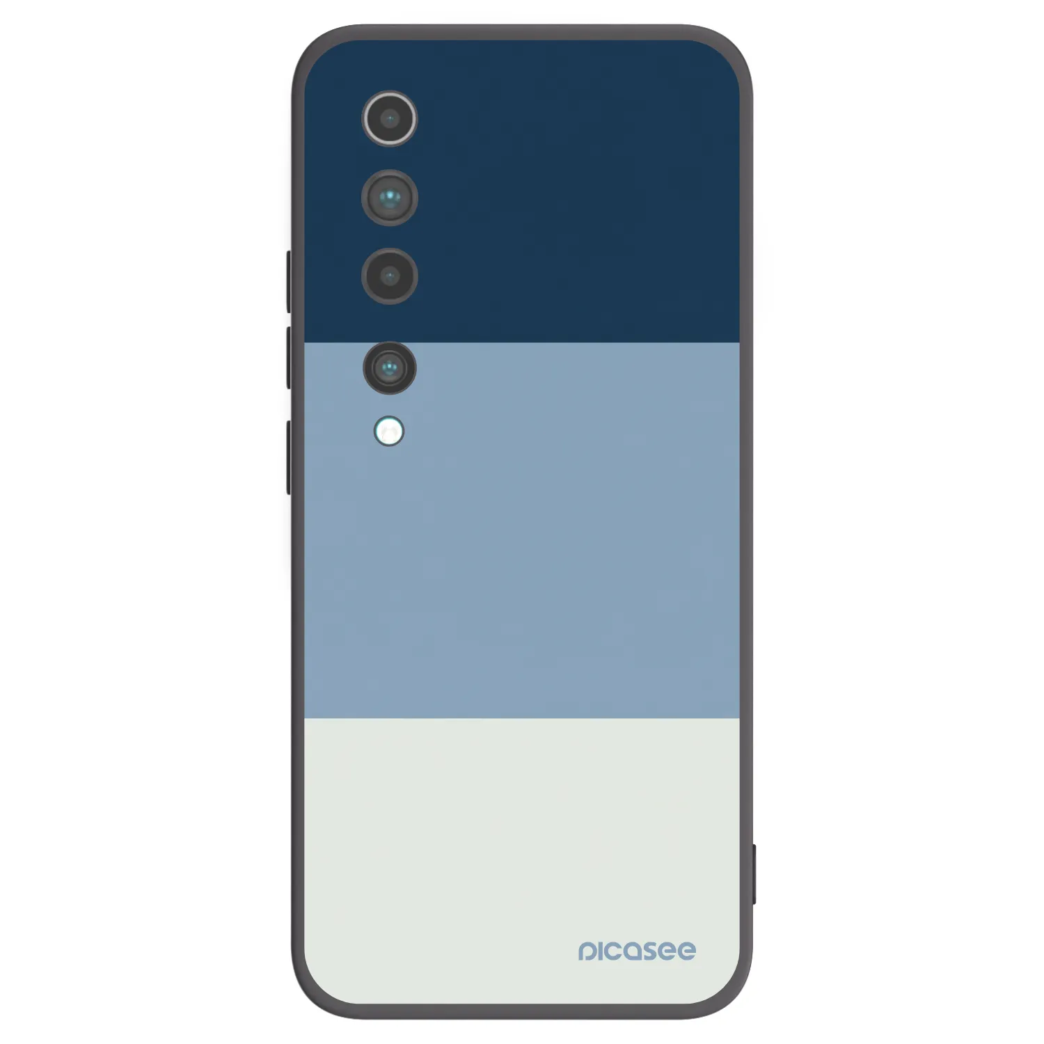 Picasee silikónový čierny obal pre Xiaomi Mi 10 - Coastal Blue