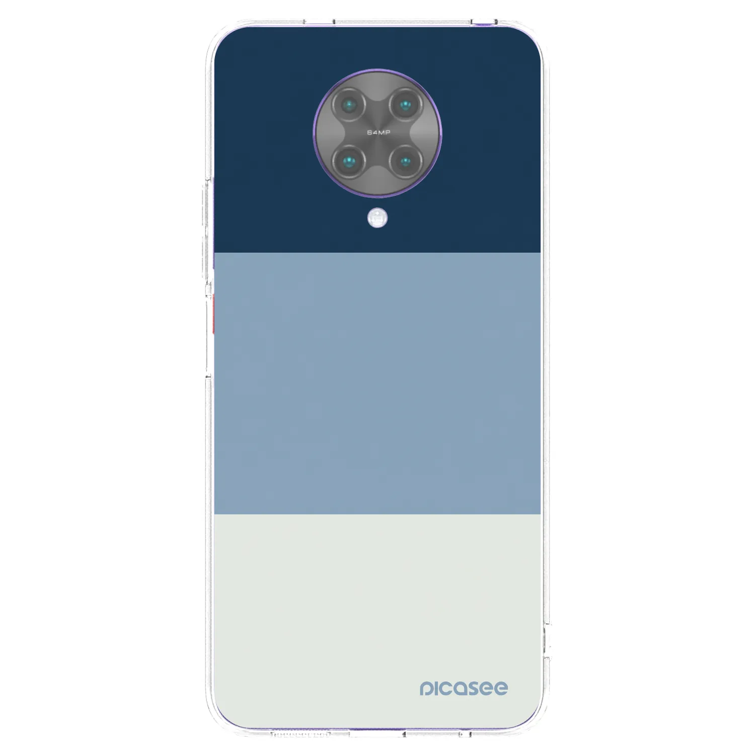 Picasee silikónový prehľadný obal pre Xiaomi Poco F2 Pro - Coastal Blue