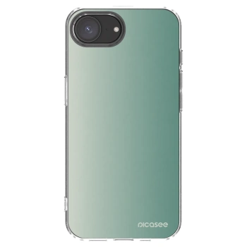 Picasee silikónový prehľadný obal pre Apple iPhone 16e - Misty Sage