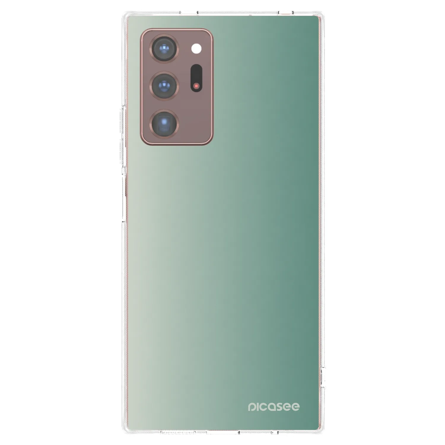 Picasee silikónový prehľadný obal pre Samsung Galaxy Note 20 Ultra - Misty Sage