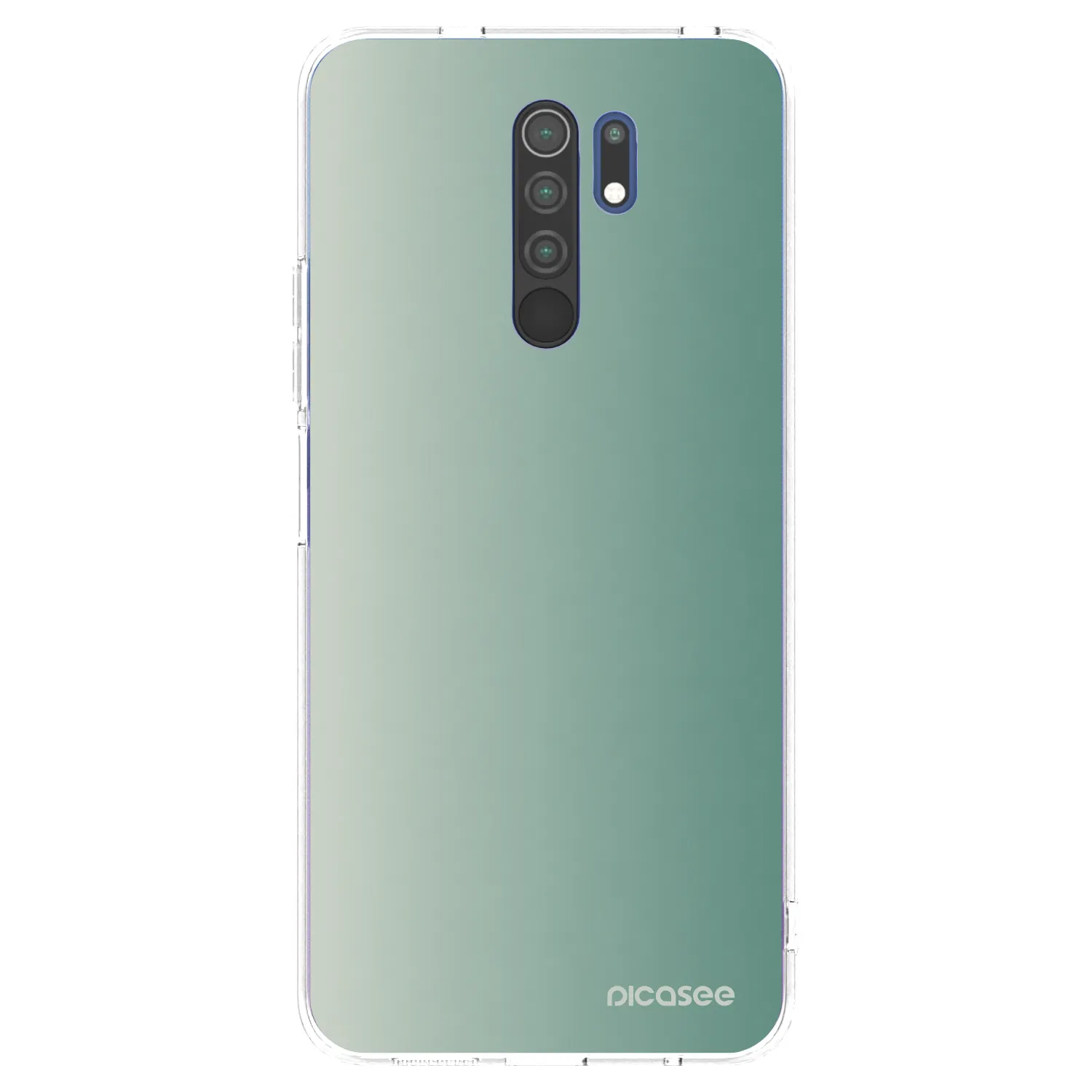Picasee silikónový prehľadný obal pre Xiaomi Redmi 9 - Misty Sage