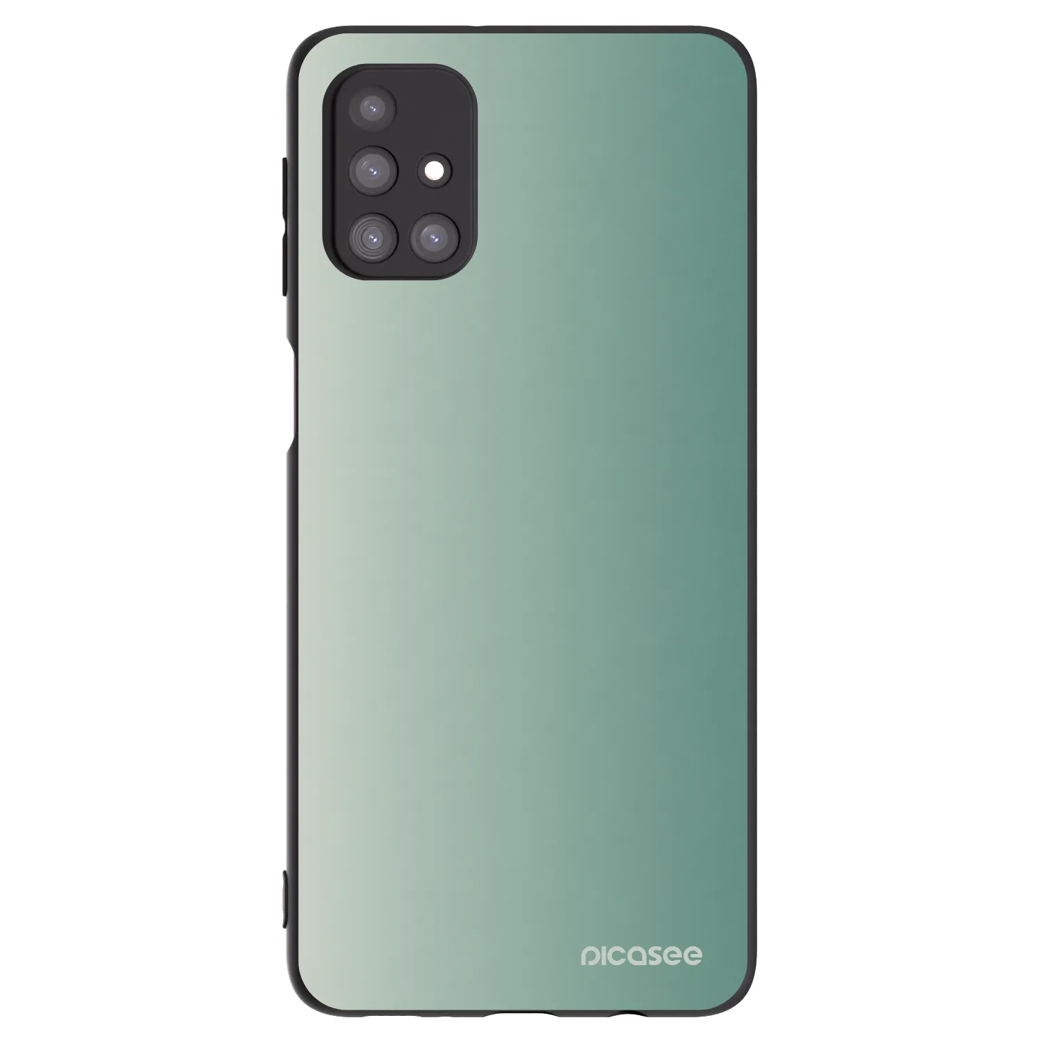 Picasee silikónový čierny obal pre Samsung Galaxy M31s - Misty Sage
