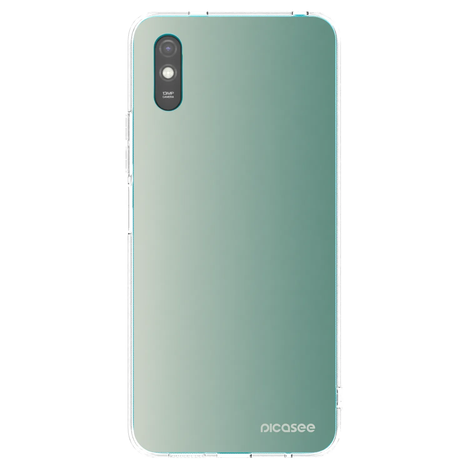 Picasee silikónový prehľadný obal pre Xiaomi Redmi 9A - Misty Sage