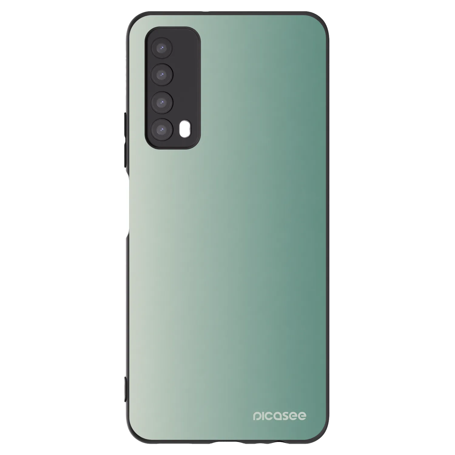 Picasee silikónový čierny obal pre Huawei P Smart 2021 - Misty Sage