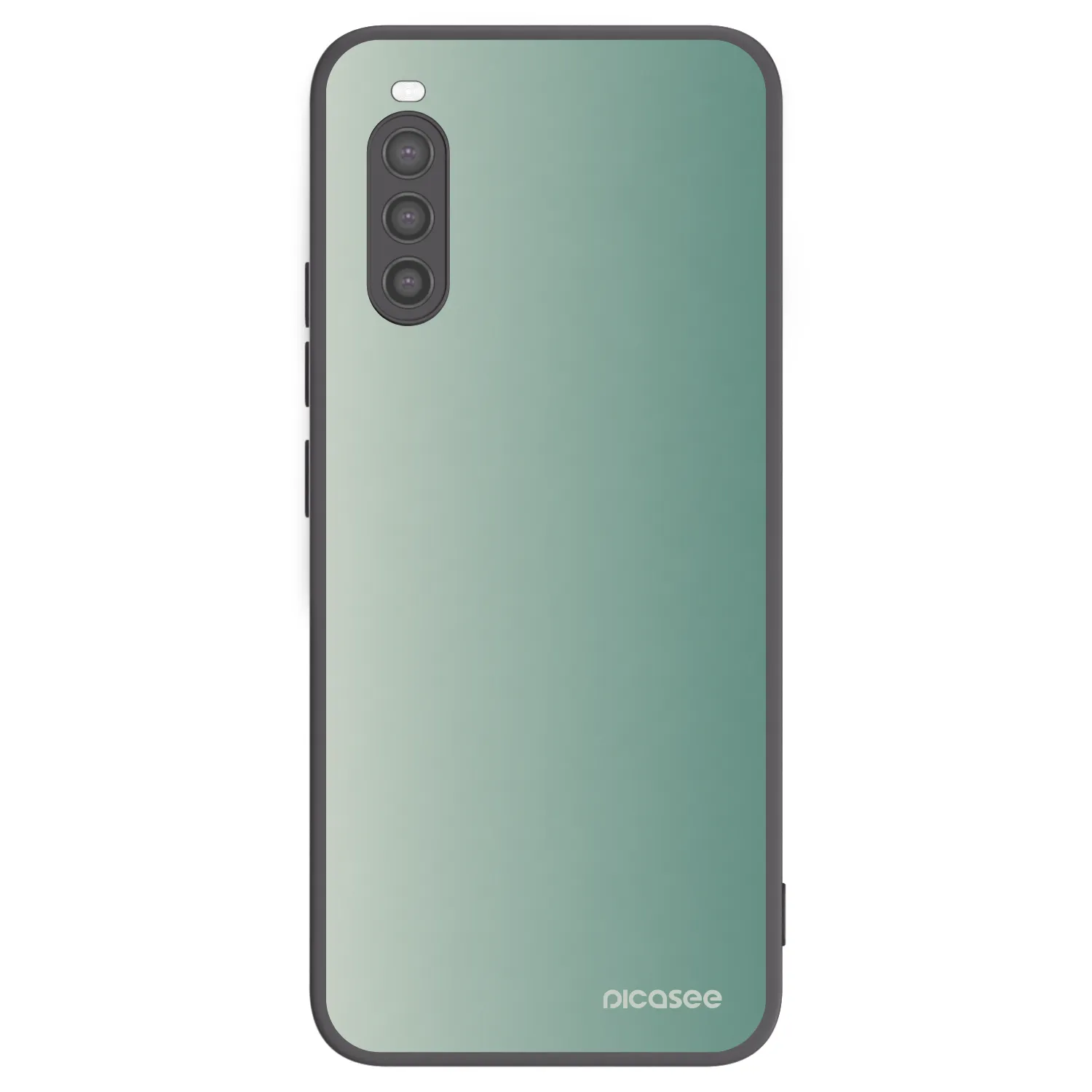 Picasee silikónový čierny obal pre Sony Xperia 10 II - Misty Sage