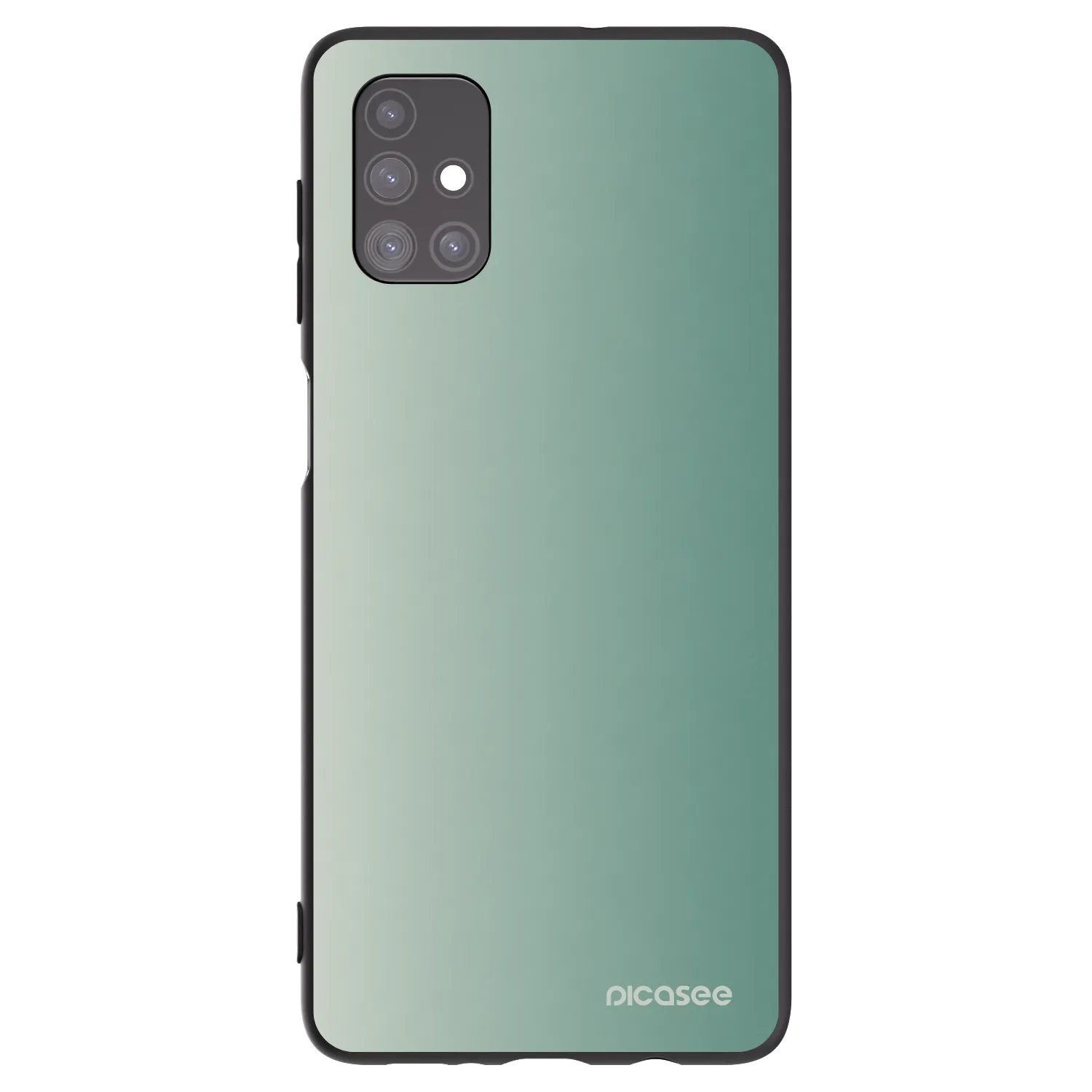 Picasee silikónový čierny obal pre Samsung Galaxy M51 M515F - Misty Sage