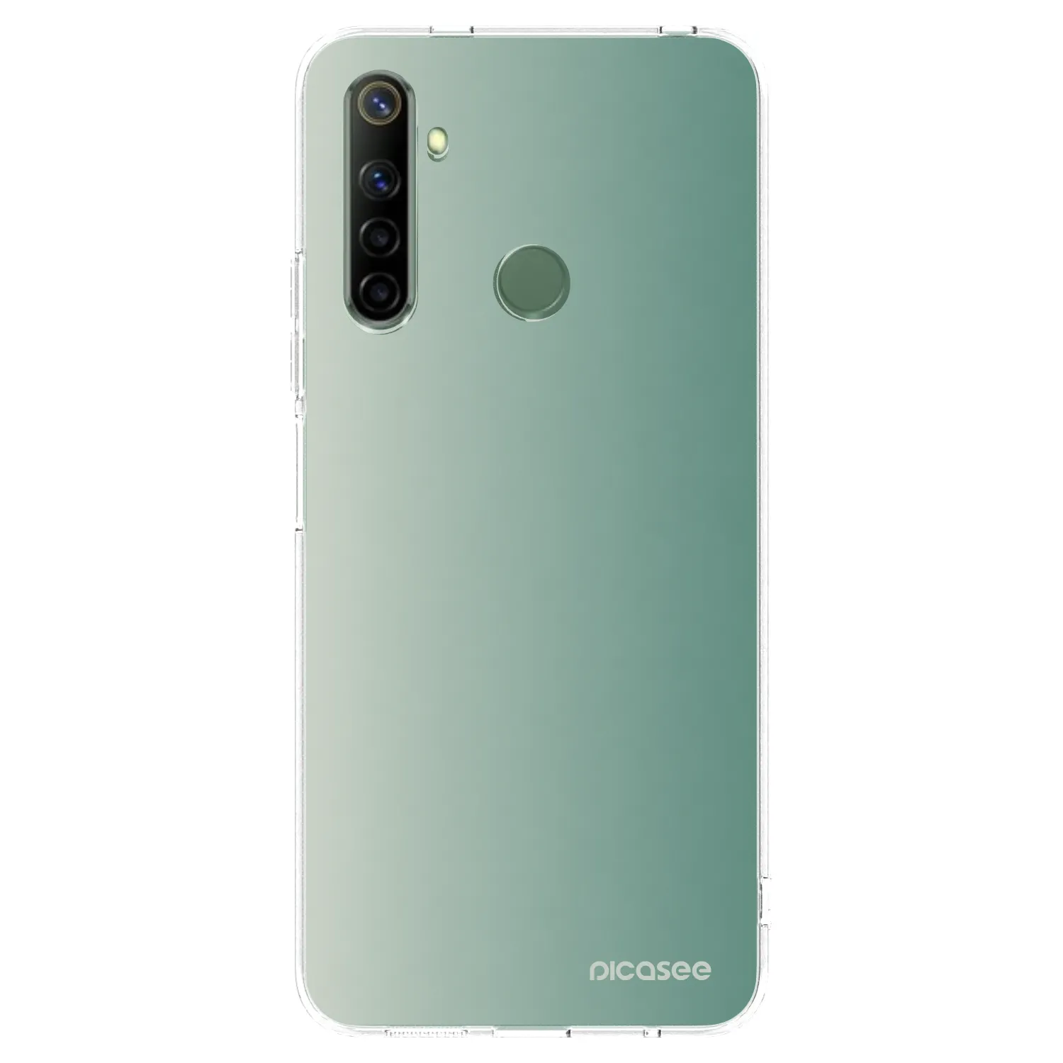 Picasee silikónový prehľadný obal pre Realme 6i - Misty Sage