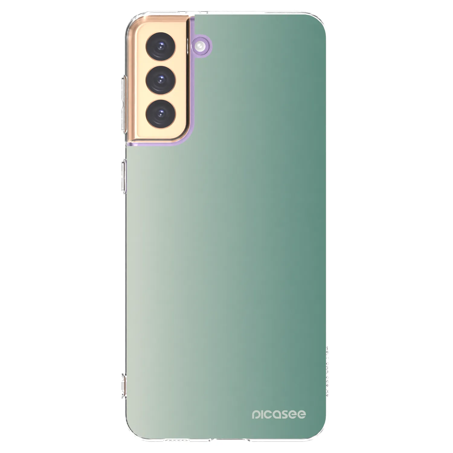 Picasee silikónový prehľadný obal pre Samsung Galaxy S21+ 5G G996F - Misty Sage
