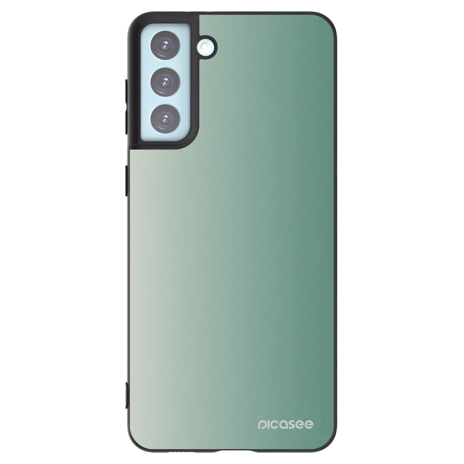 Picasee silikónový čierny obal pre Samsung Galaxy S21+ 5G G996F - Misty Sage