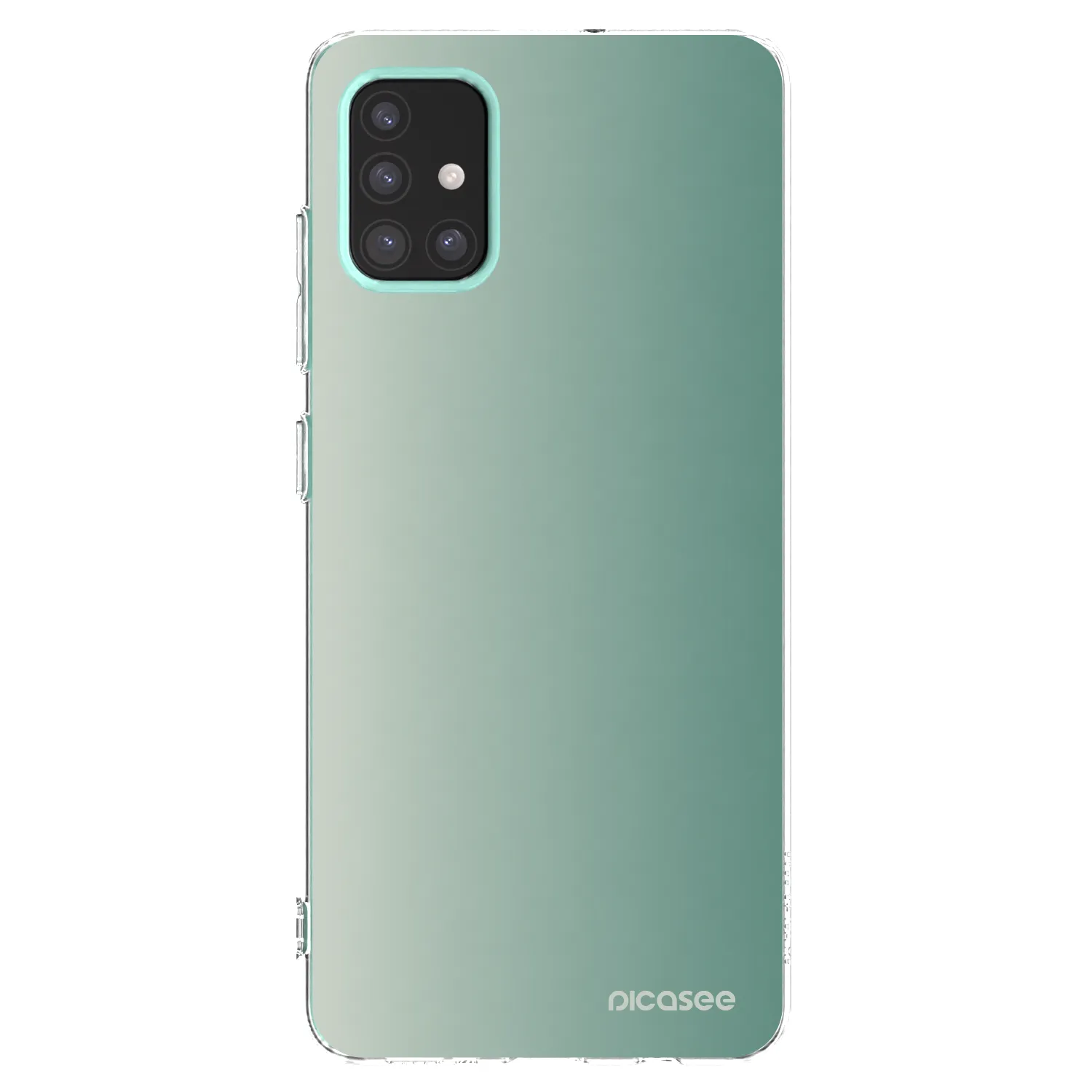 Picasee silikónový prehľadný obal pre Samsung Galaxy M31s - Misty Sage