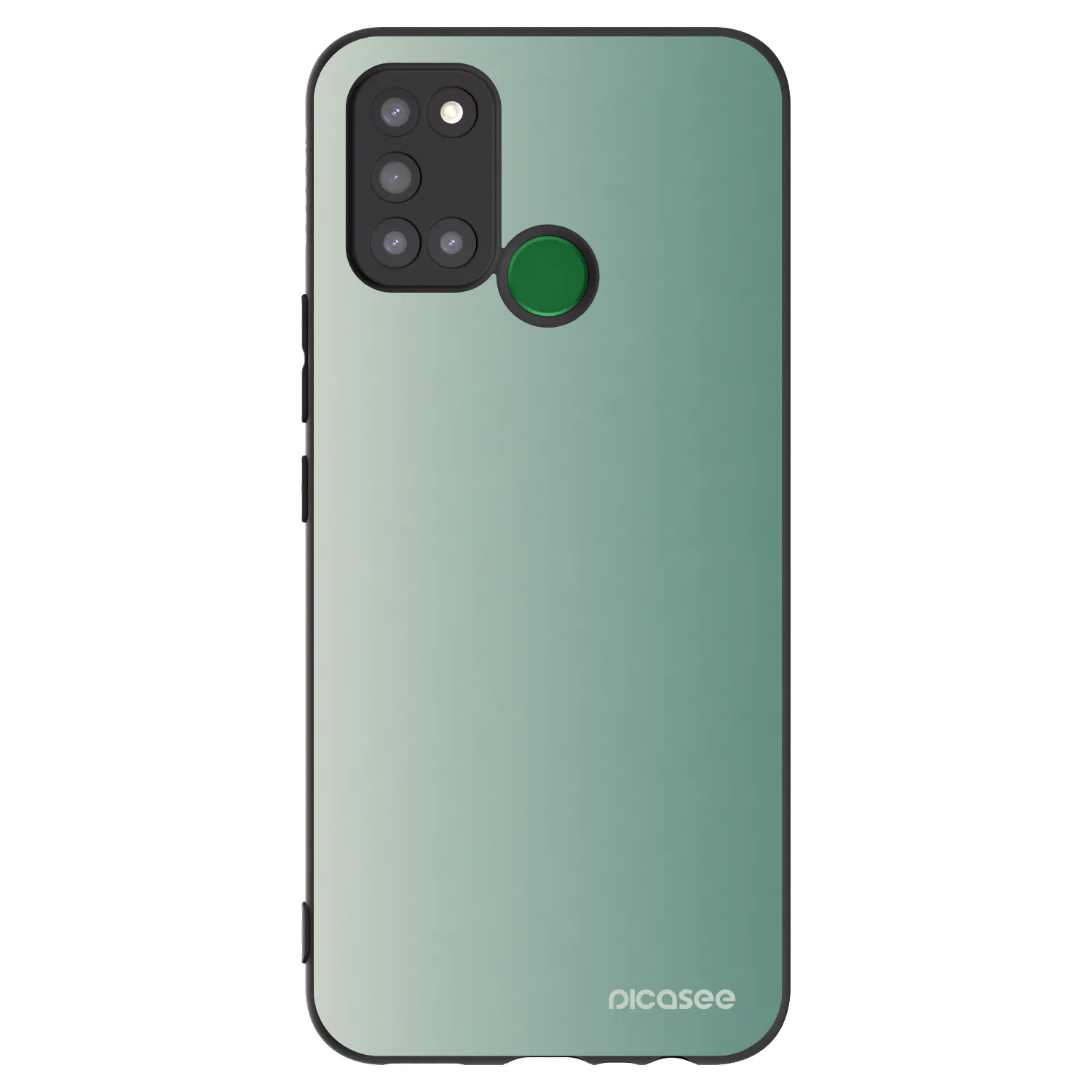 Picasee silikónový čierny obal pre Realme 7i - Misty Sage