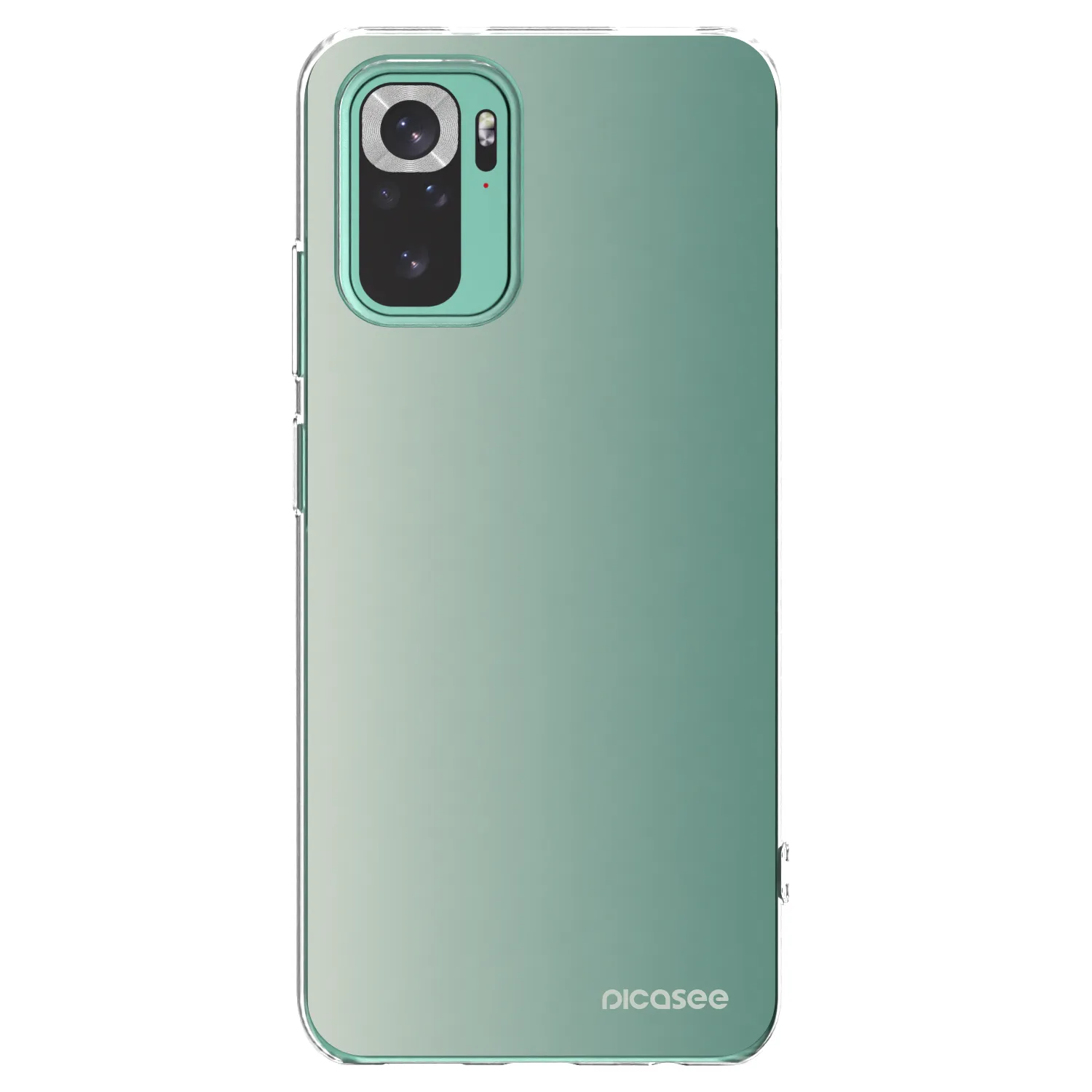 Picasee silikónový prehľadný obal pre Xiaomi Redmi Note 10 Pro - Misty Sage