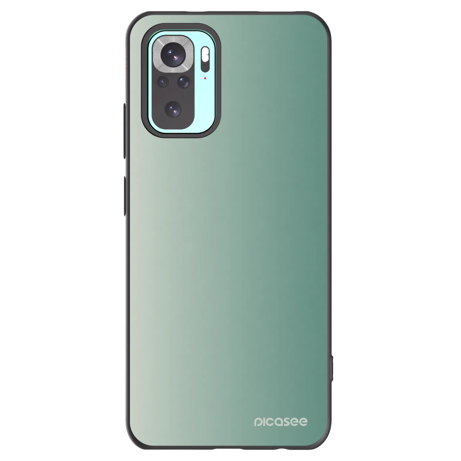 Picasee silikónový čierny obal pre Xiaomi Redmi Note 10 Pro - Misty Sage