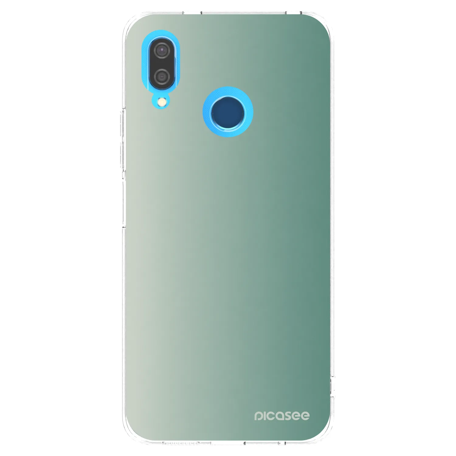 Picasee silikónový prehľadný obal pre Huawei P20 Lite - Misty Sage