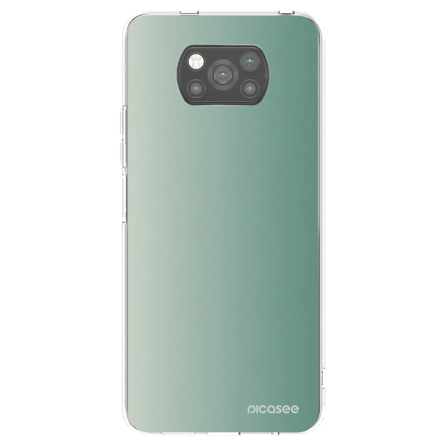 Picasee silikónový čierny obal pre Xiaomi Poco X3 Pro - Misty Sage