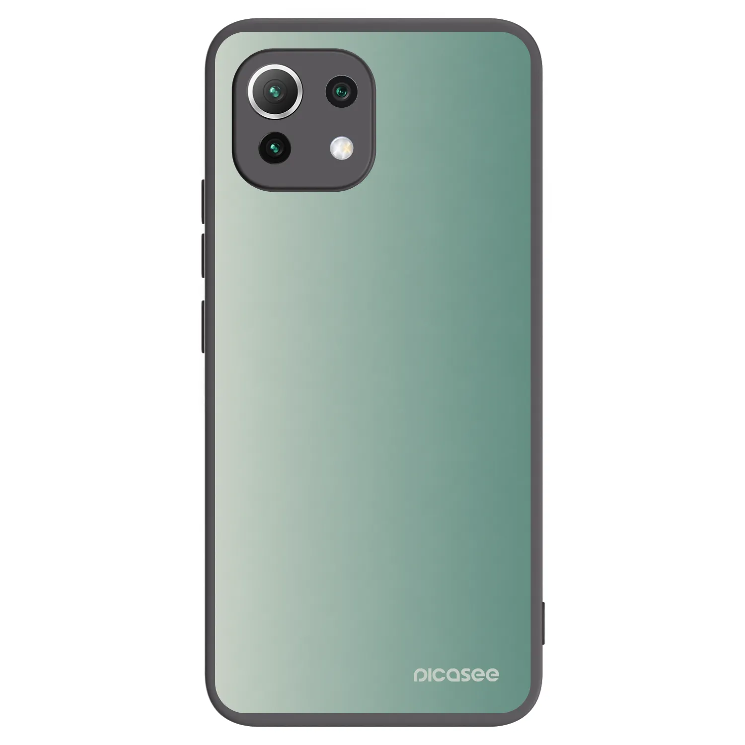 Picasee silikónový čierny obal pre Xiaomi Mi 11 Lite - Misty Sage