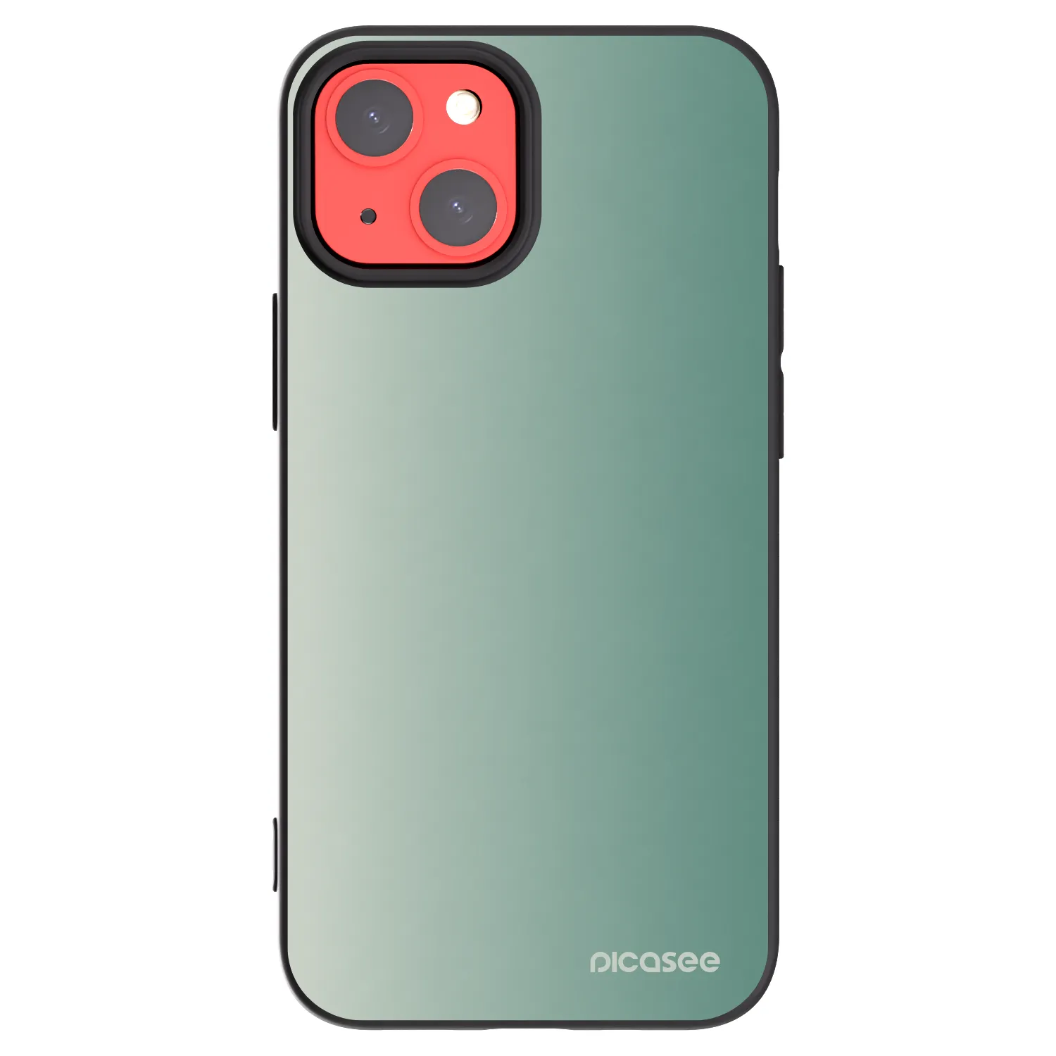 Picasee silikónový čierny obal pre Apple iPhone 13 mini - Misty Sage