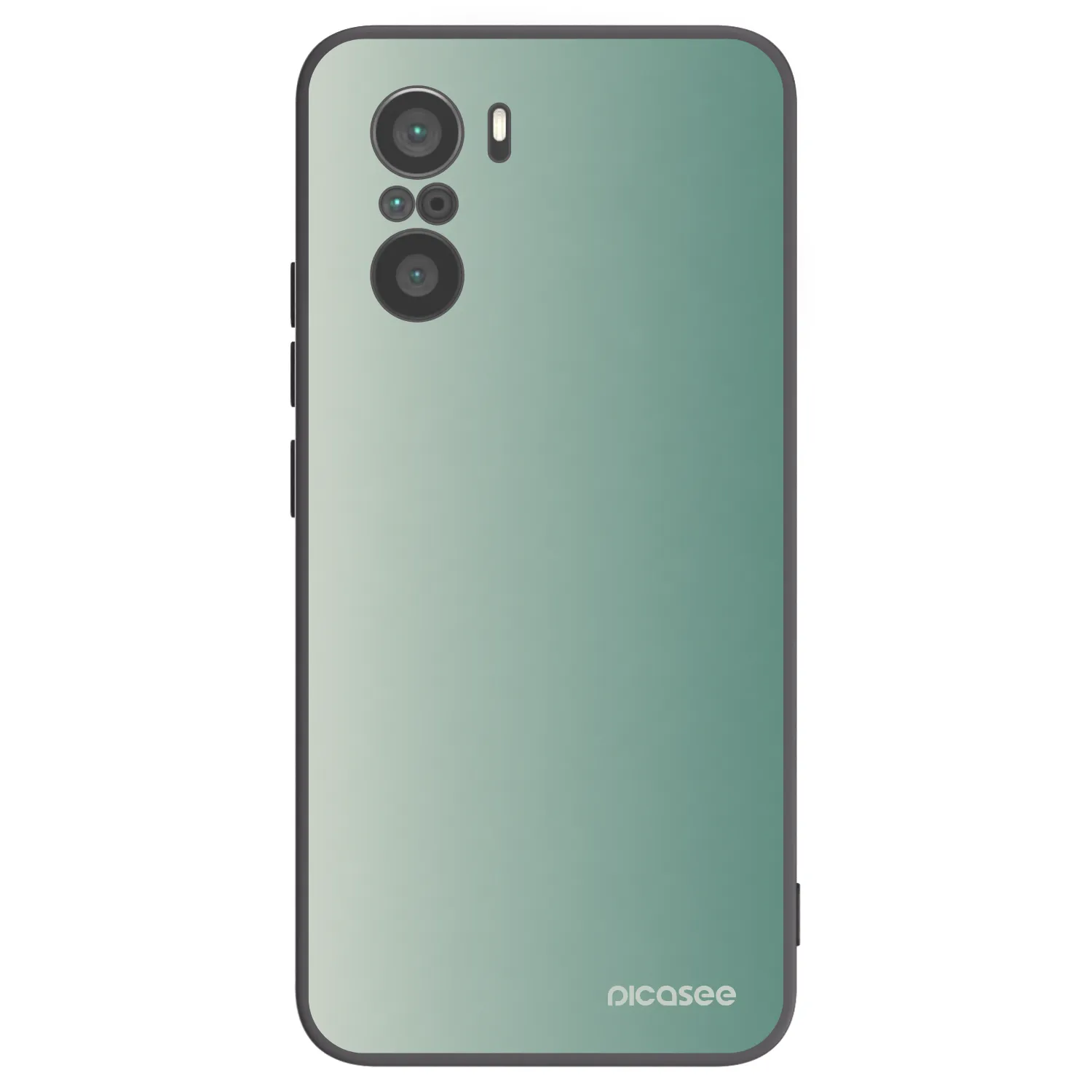 Picasee silikónový čierny obal pre Xiaomi Poco F3 - Misty Sage