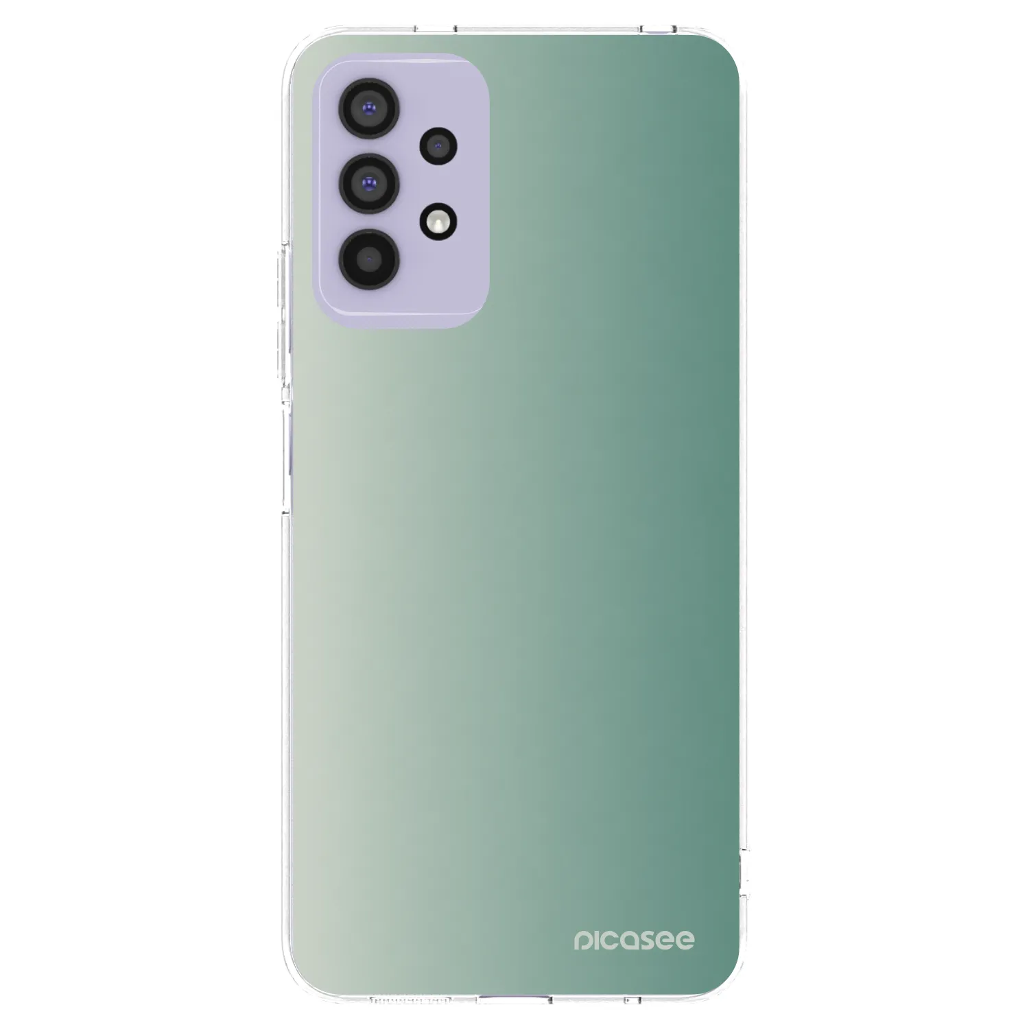 Picasee silikónový prehľadný obal pre Samsung Galaxy A32 4G SM-A325F - Misty Sage