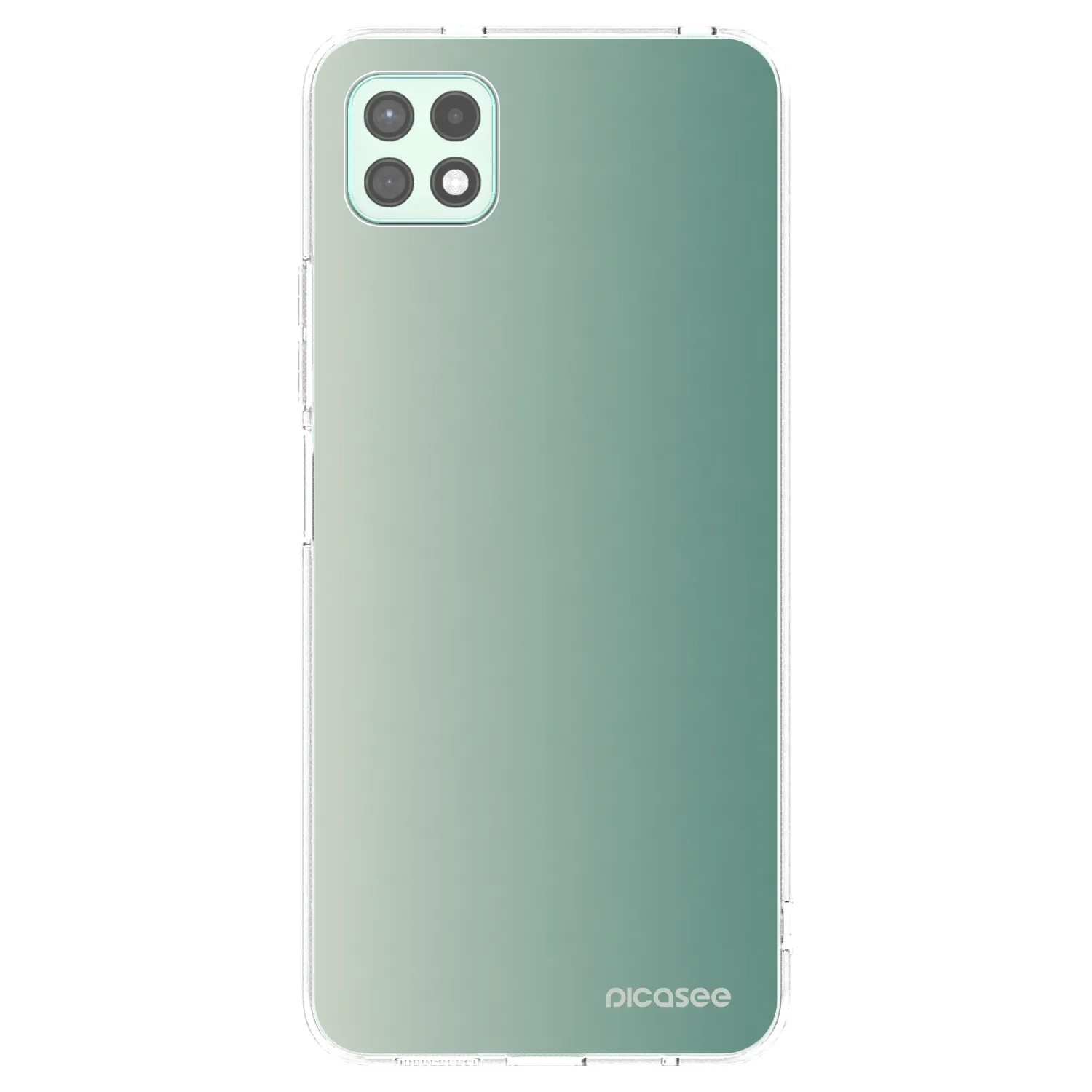 Picasee silikónový prehľadný obal pre Samsung Galaxy A22 A226B 5G - Misty Sage