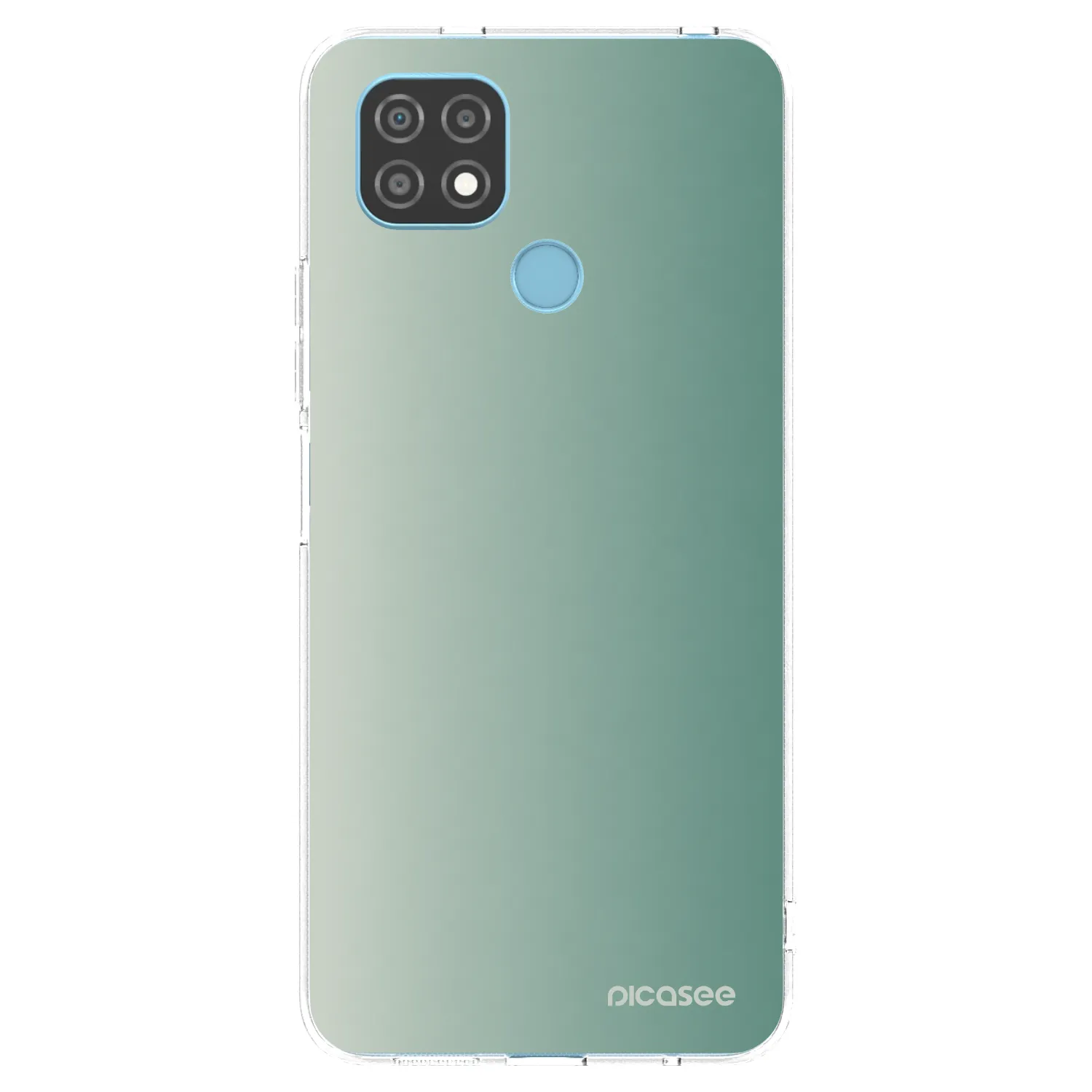 Picasee silikónový prehľadný obal pre Realme C21 - Misty Sage