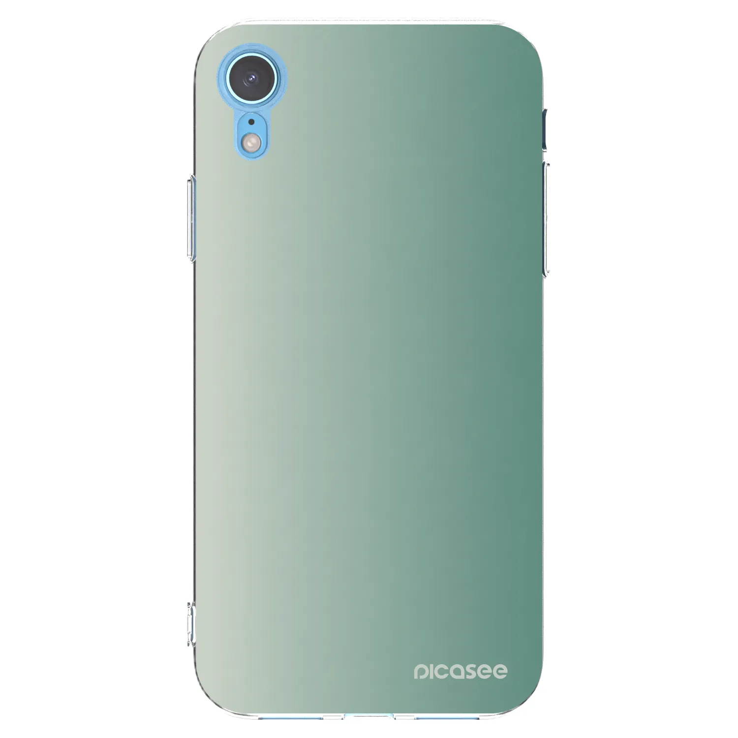 Picasee silikónový prehľadný obal pre Apple iPhone XR - Misty Sage