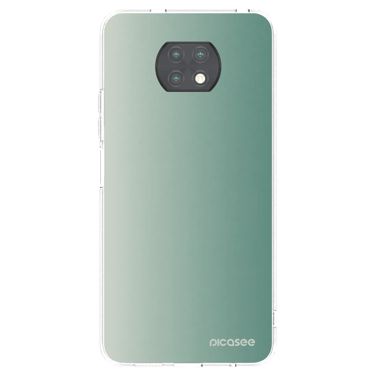Picasee silikónový prehľadný obal pre Xiaomi Redmi Note 9T - Misty Sage