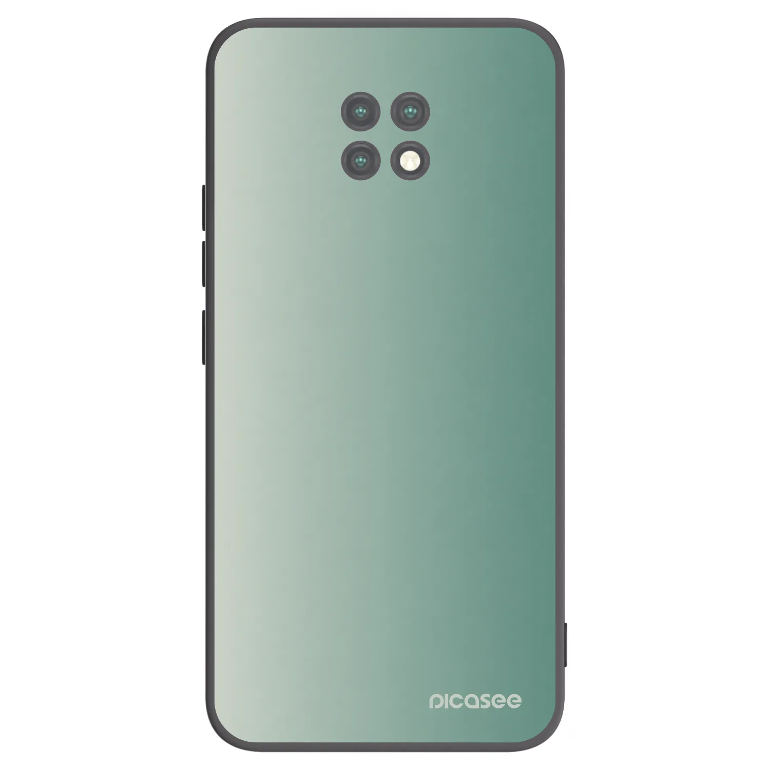 Picasee silikónový čierny obal pre Xiaomi Redmi Note 9T - Misty Sage