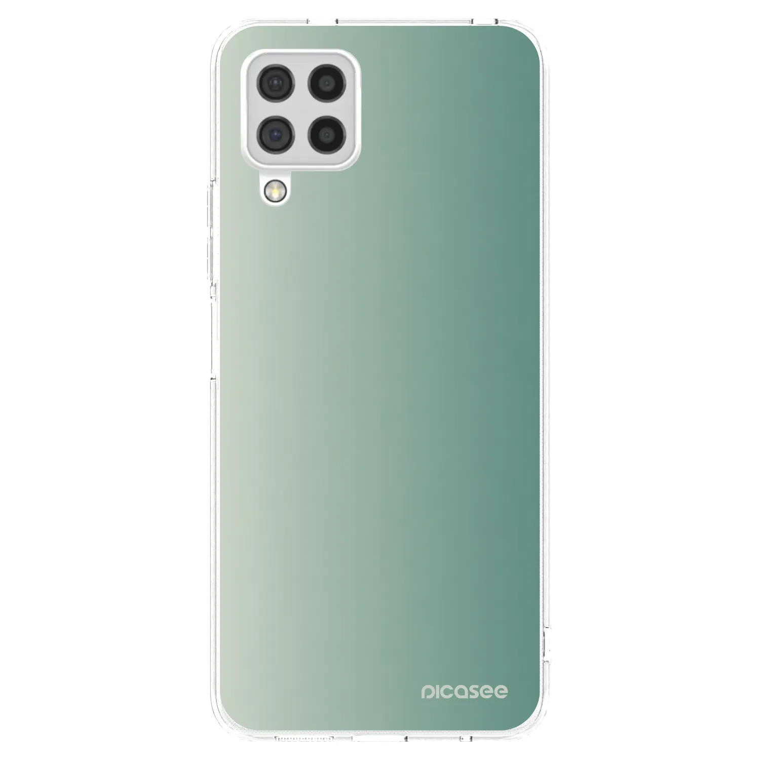 Picasee silikónový prehľadný obal pre Samsung Galaxy A22 A225F 4G - Misty Sage