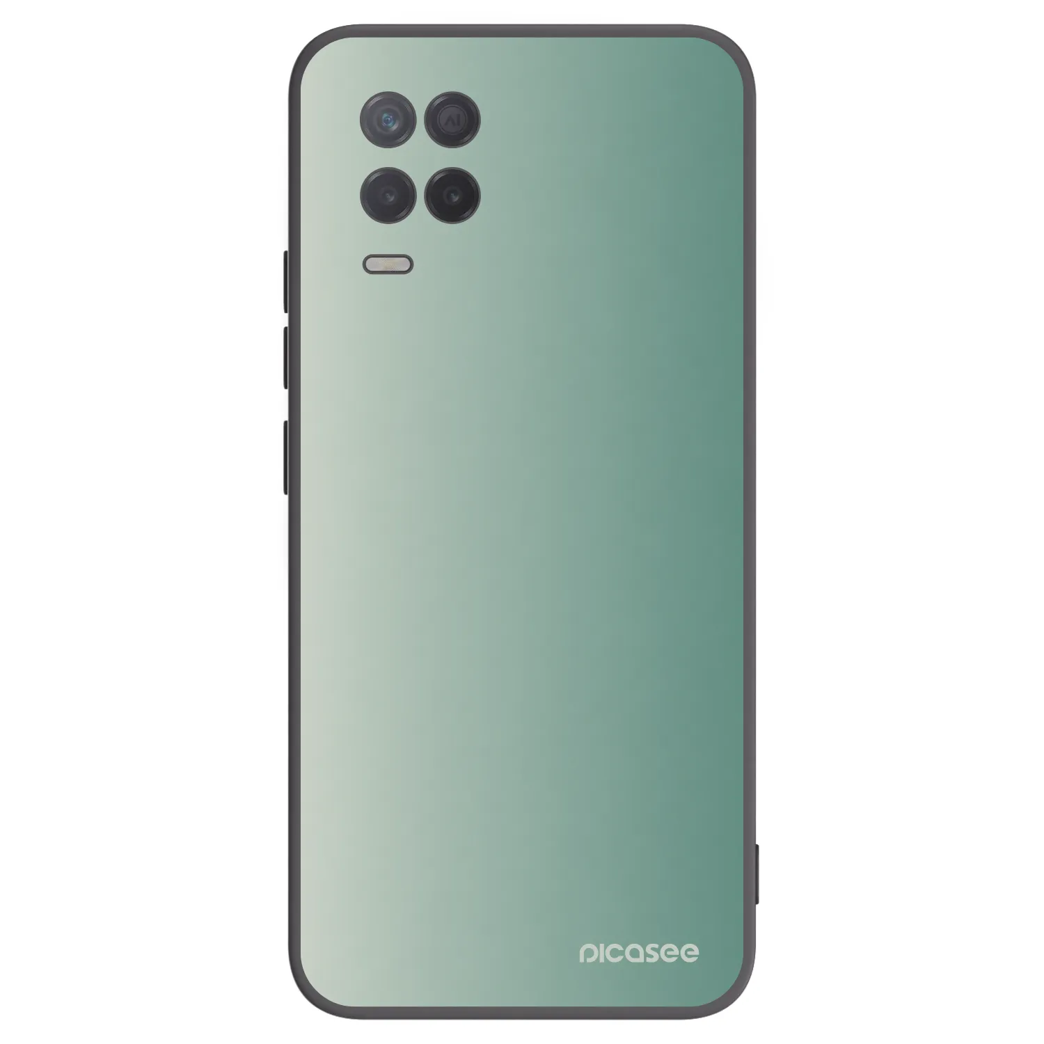 Picasee silikónový čierny obal pre Realme 8 5G - Misty Sage