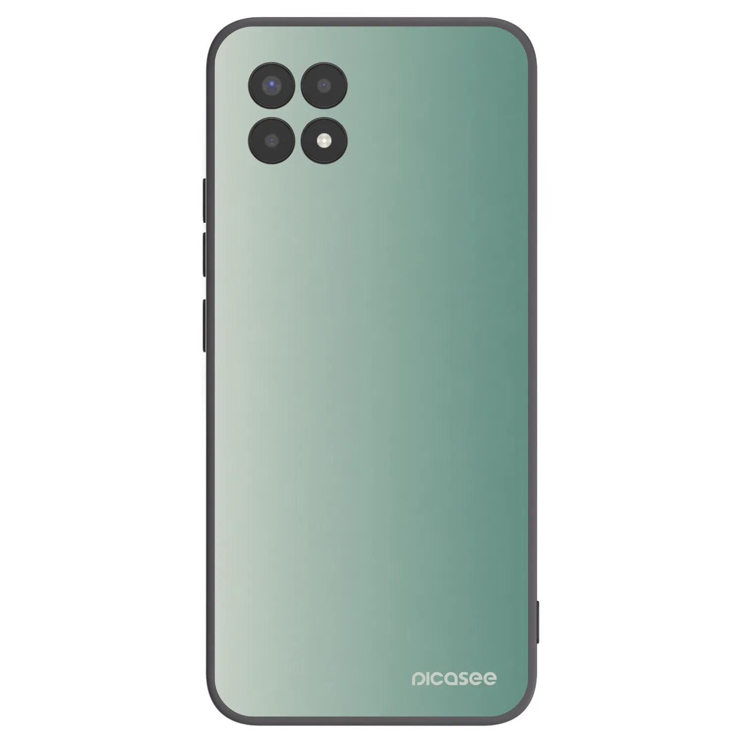 Picasee silikónový čierny obal pre Realme 8i - Misty Sage