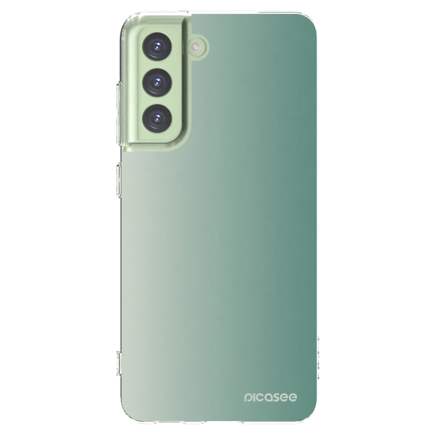 Picasee silikónový prehľadný obal pre Samsung Galaxy S21 FE 5G - Misty Sage