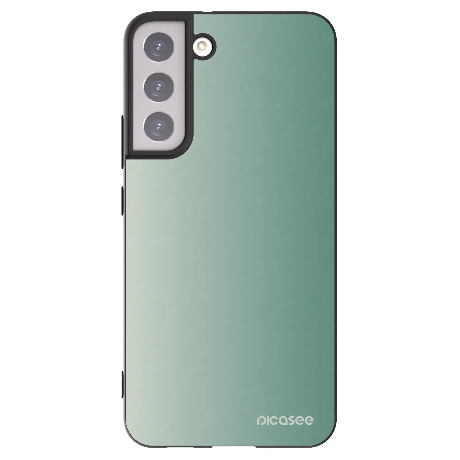 Picasee silikónový čierny obal pre Samsung Galaxy S22+ 5G - Misty Sage