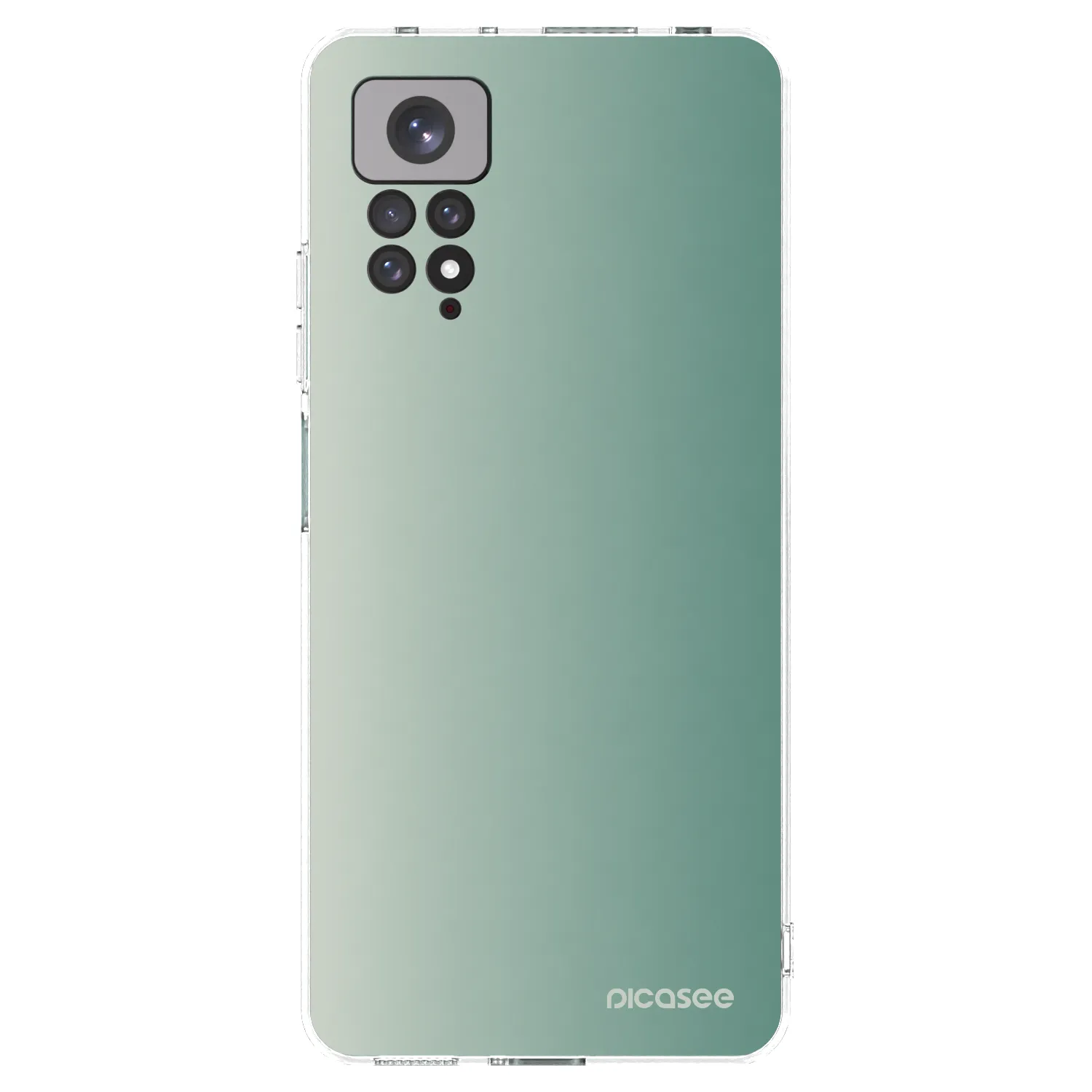 Picasee silikónový prehľadný obal pre Xiaomi Redmi Note 11S 4G - Misty Sage