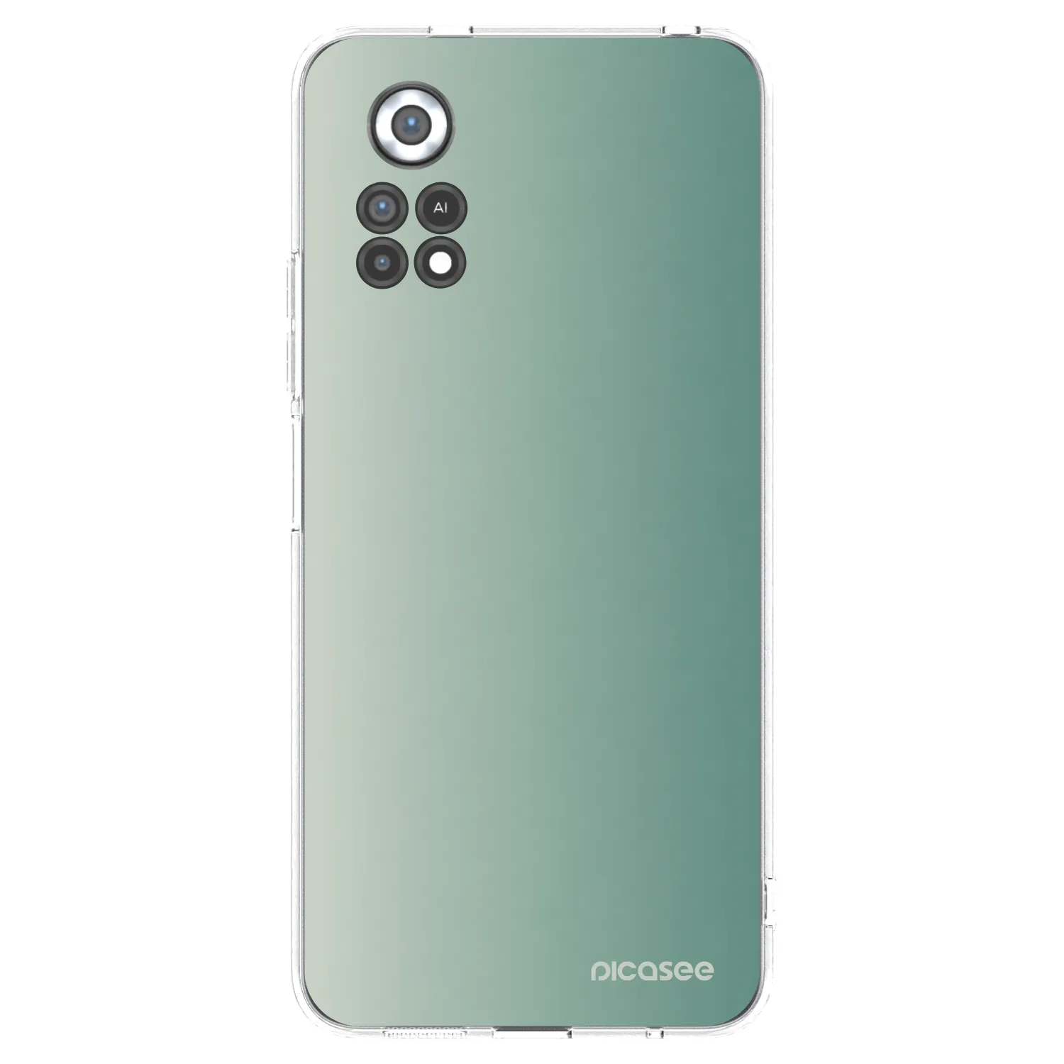 Picasee silikónový prehľadný obal pre Xiaomi Poco X4 Pro 5G - Misty Sage