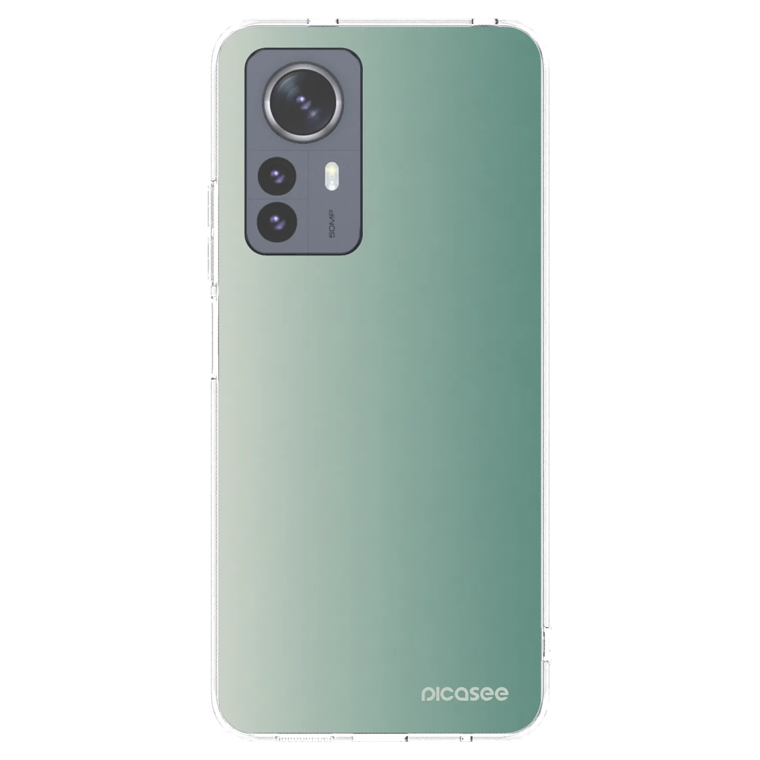 Picasee silikónový prehľadný obal pre Xiaomi 12 Pro - Misty Sage