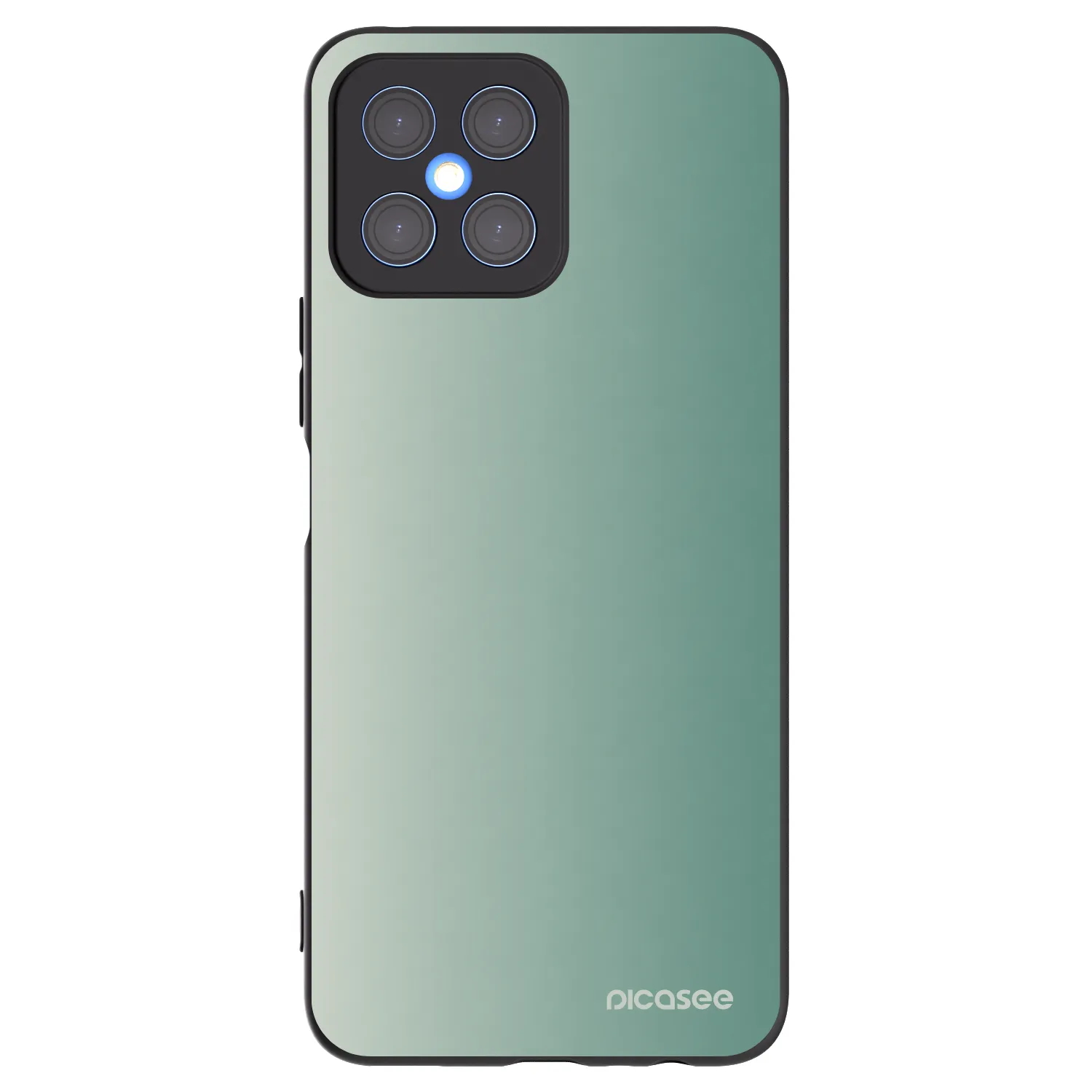 Picasee silikónový čierny obal pre Honor X8 4G - Misty Sage