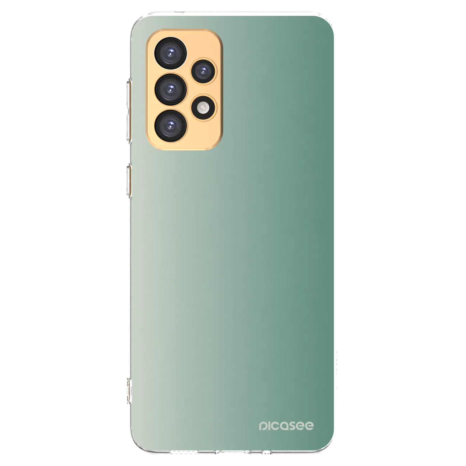Picasee silikónový prehľadný obal pre Samsung Galaxy A33 5G A336 - Misty Sage