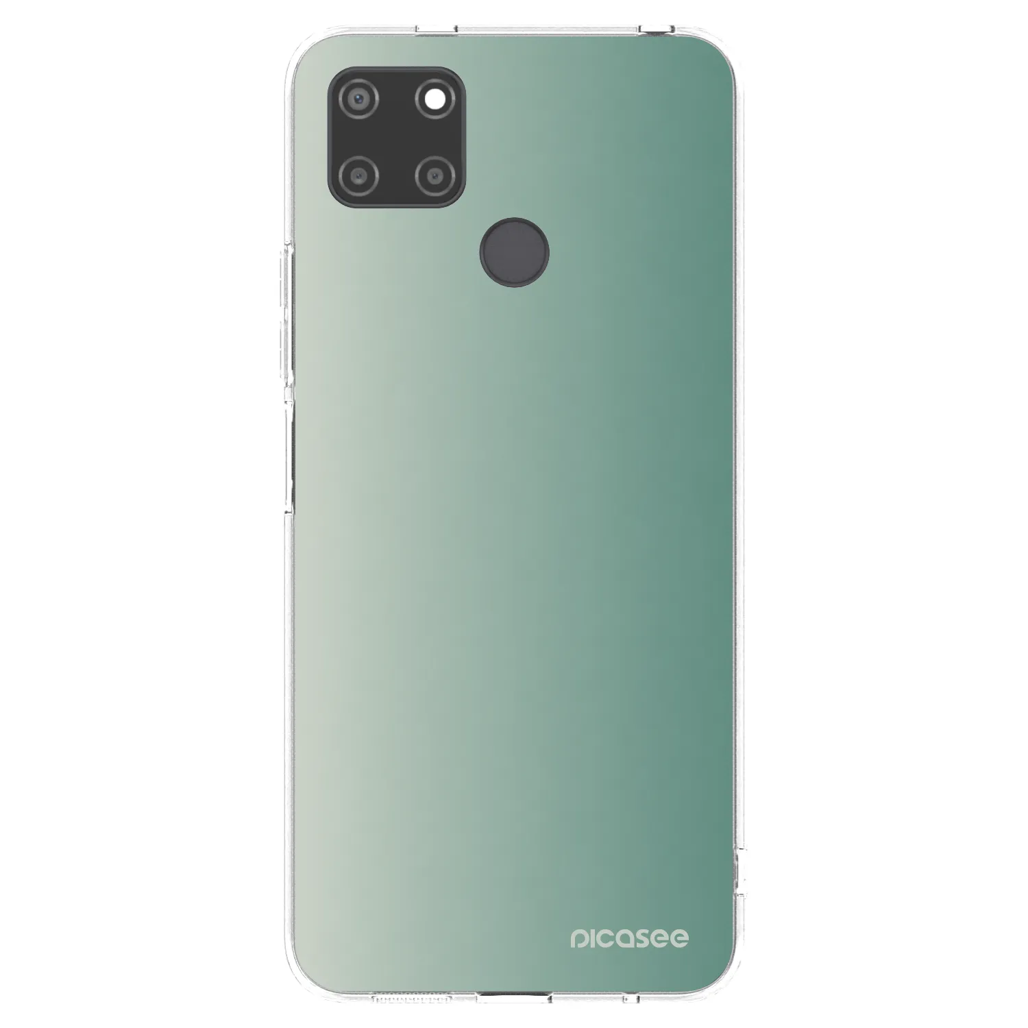 Picasee silikónový prehľadný obal pre Realme C21Y - Misty Sage
