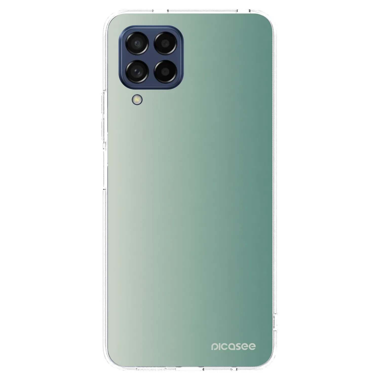 Picasee silikónový prehľadný obal pre Samsung Galaxy M53 5G - Misty Sage
