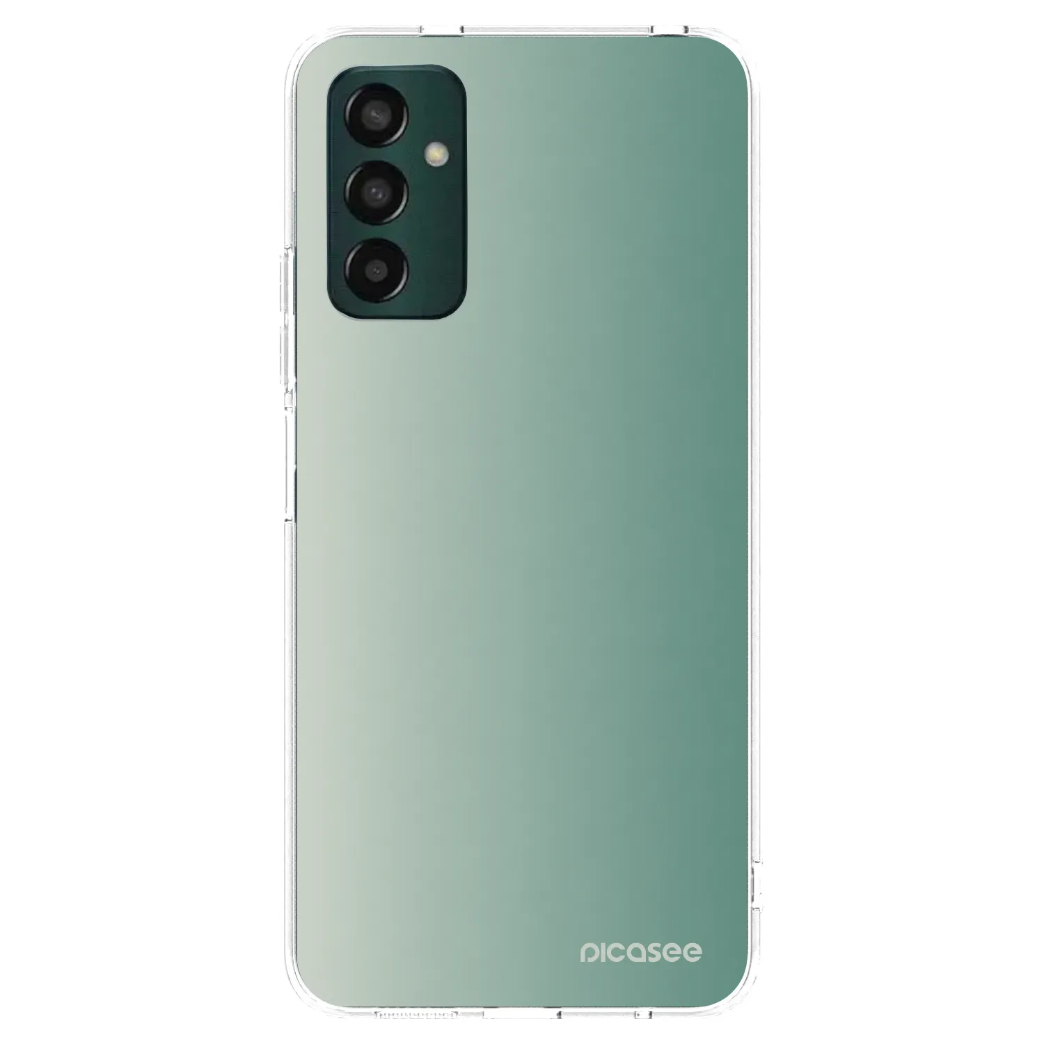 Picasee silikónový prehľadný obal pre Samsung Galaxy M13 M135F - Misty Sage