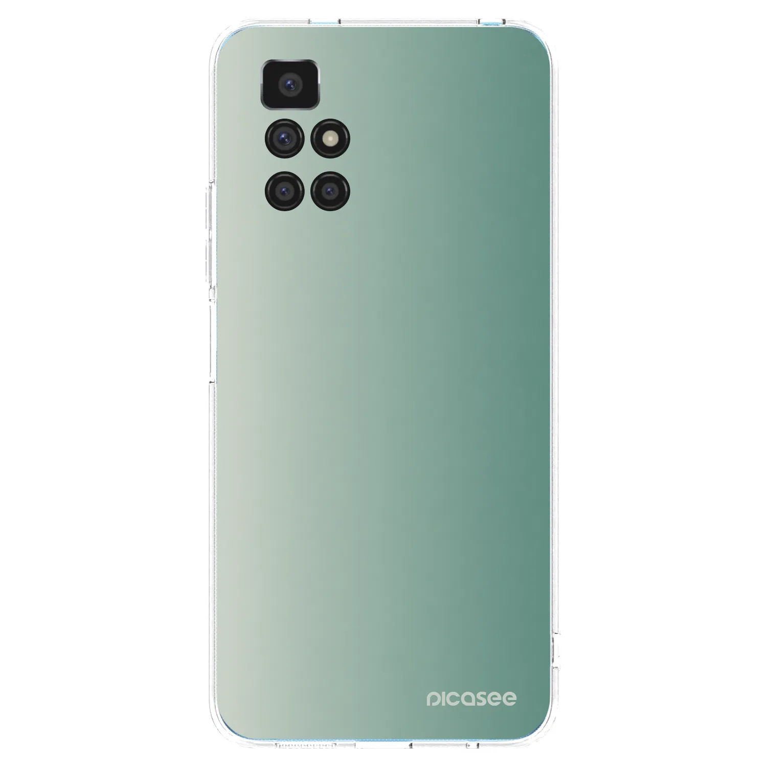 Picasee silikónový prehľadný obal pre Xiaomi Redmi 10 (2022) - Misty Sage