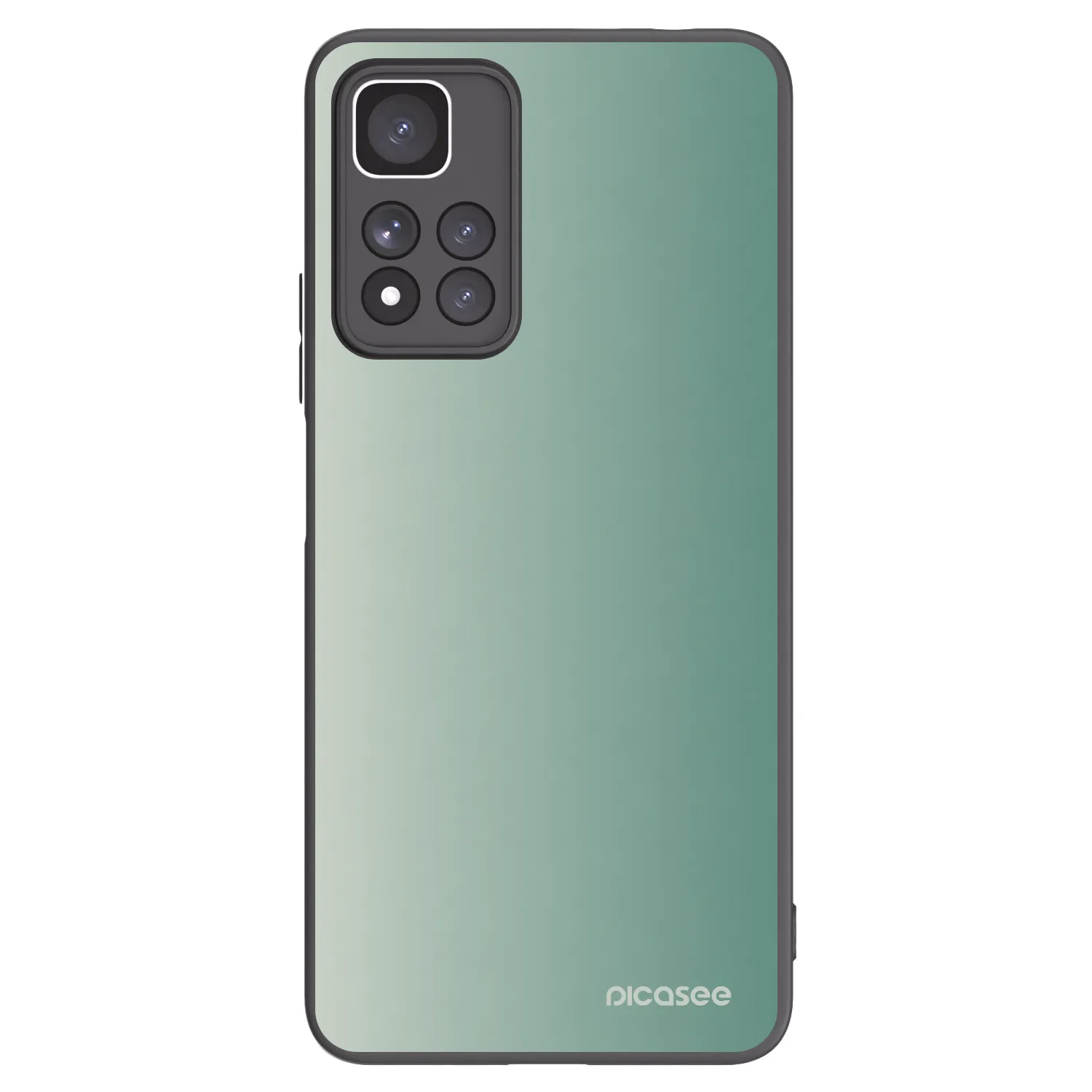 Picasee silikónový čierny obal pre Xiaomi Redmi Note 11 Pro+ 5G - Misty Sage