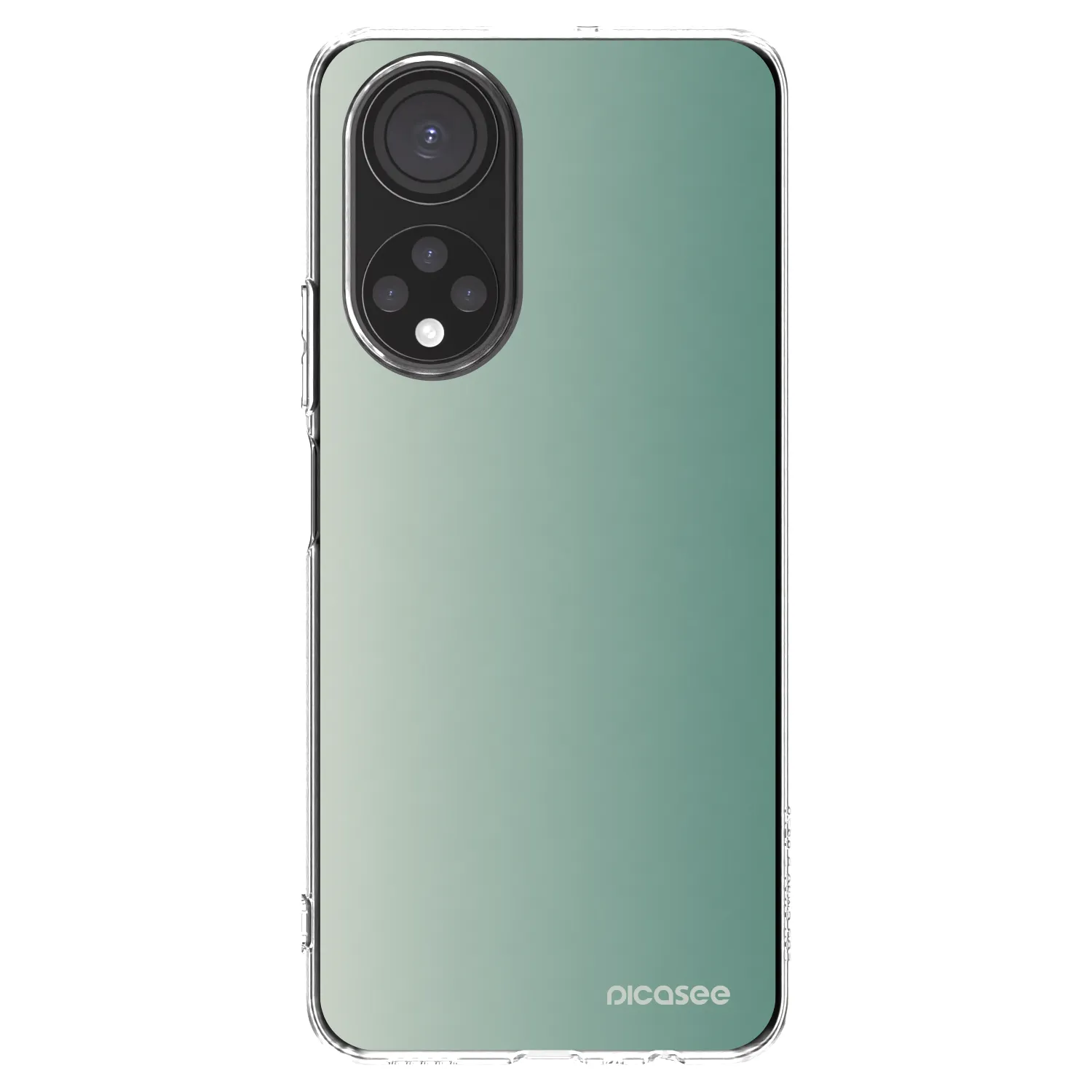 Picasee silikónový prehľadný obal pre Honor X7 - Misty Sage