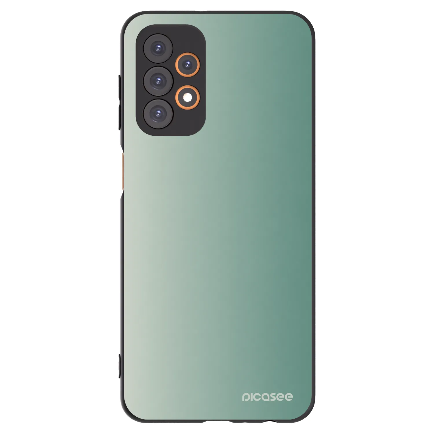 Picasee silikónový čierny obal pre Samsung Galaxy A23 A235F 4G - Misty Sage