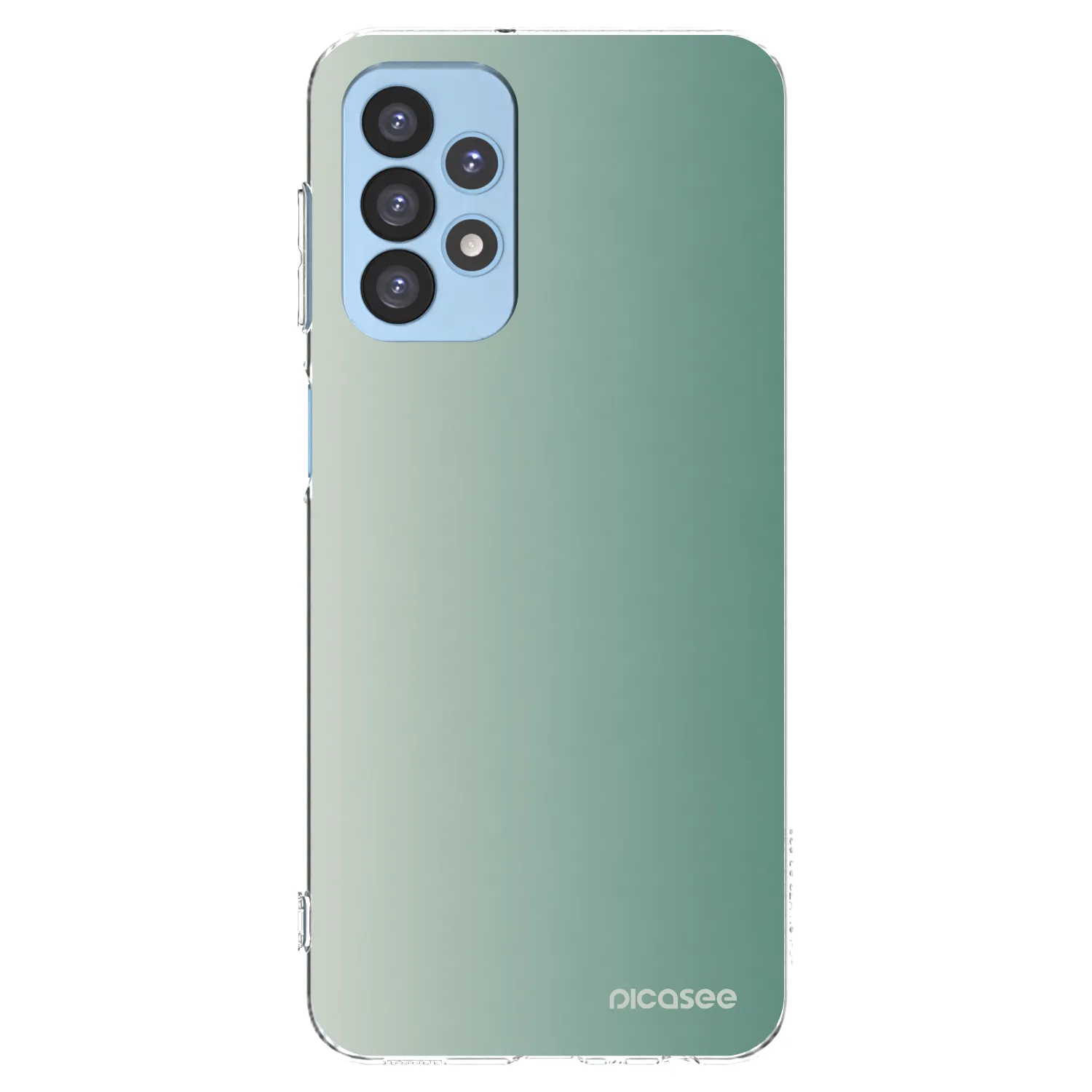 Picasee silikónový prehľadný obal pre Samsung Galaxy A23 A235F 4G - Misty Sage