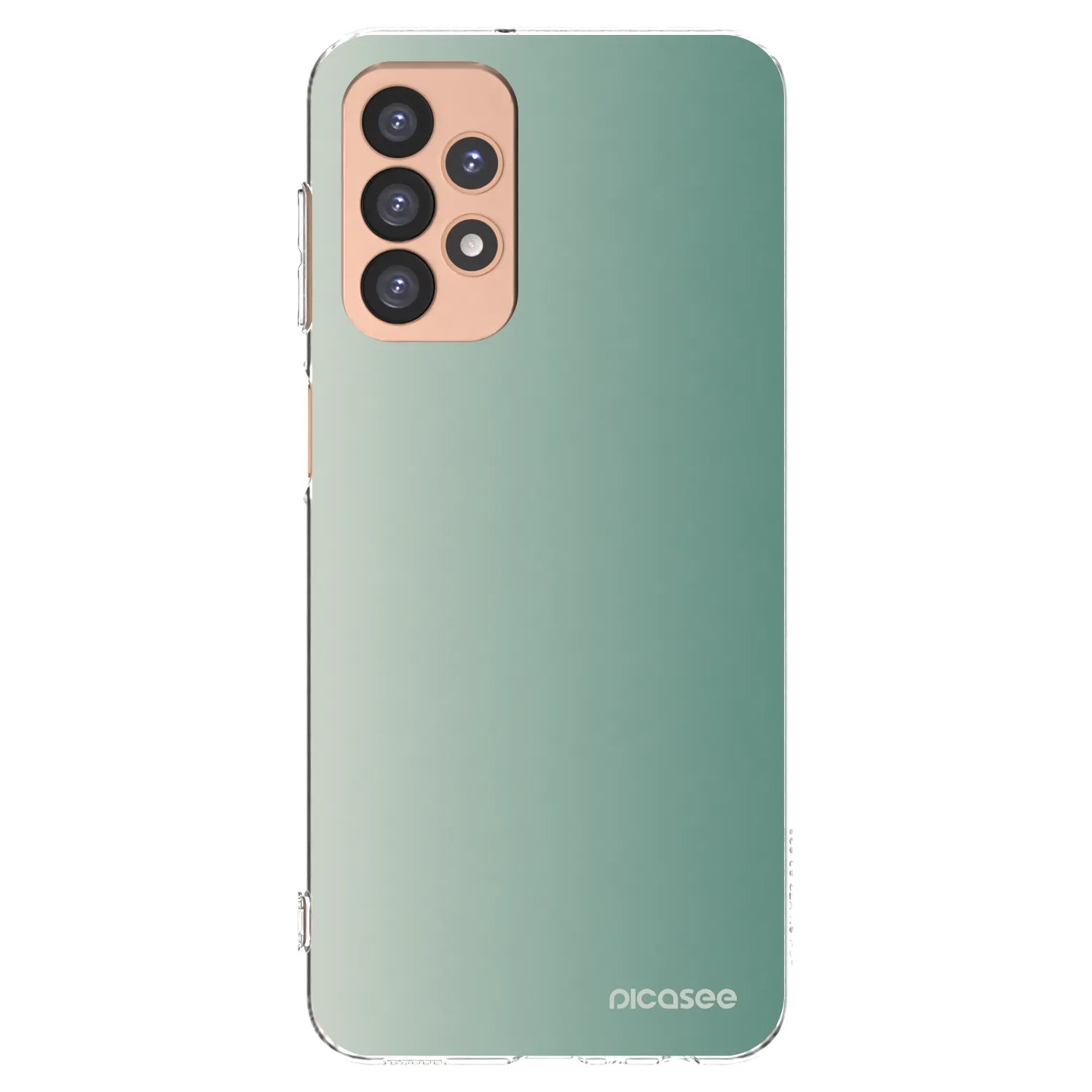Picasee silikónový prehľadný obal pre Samsung Galaxy A23 A236B 5G - Misty Sage