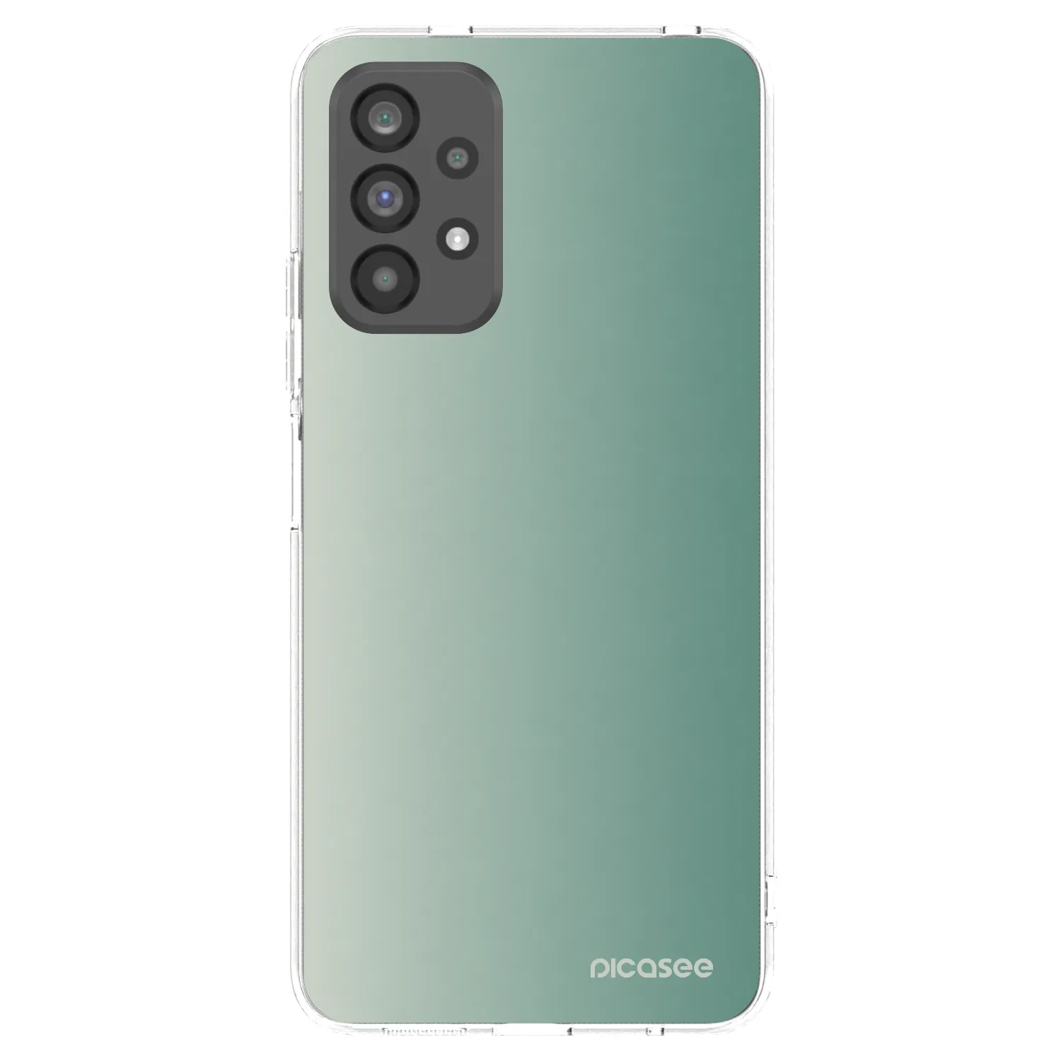 Picasee silikónový prehľadný obal pre Samsung Galaxy A73 5G - Misty Sage