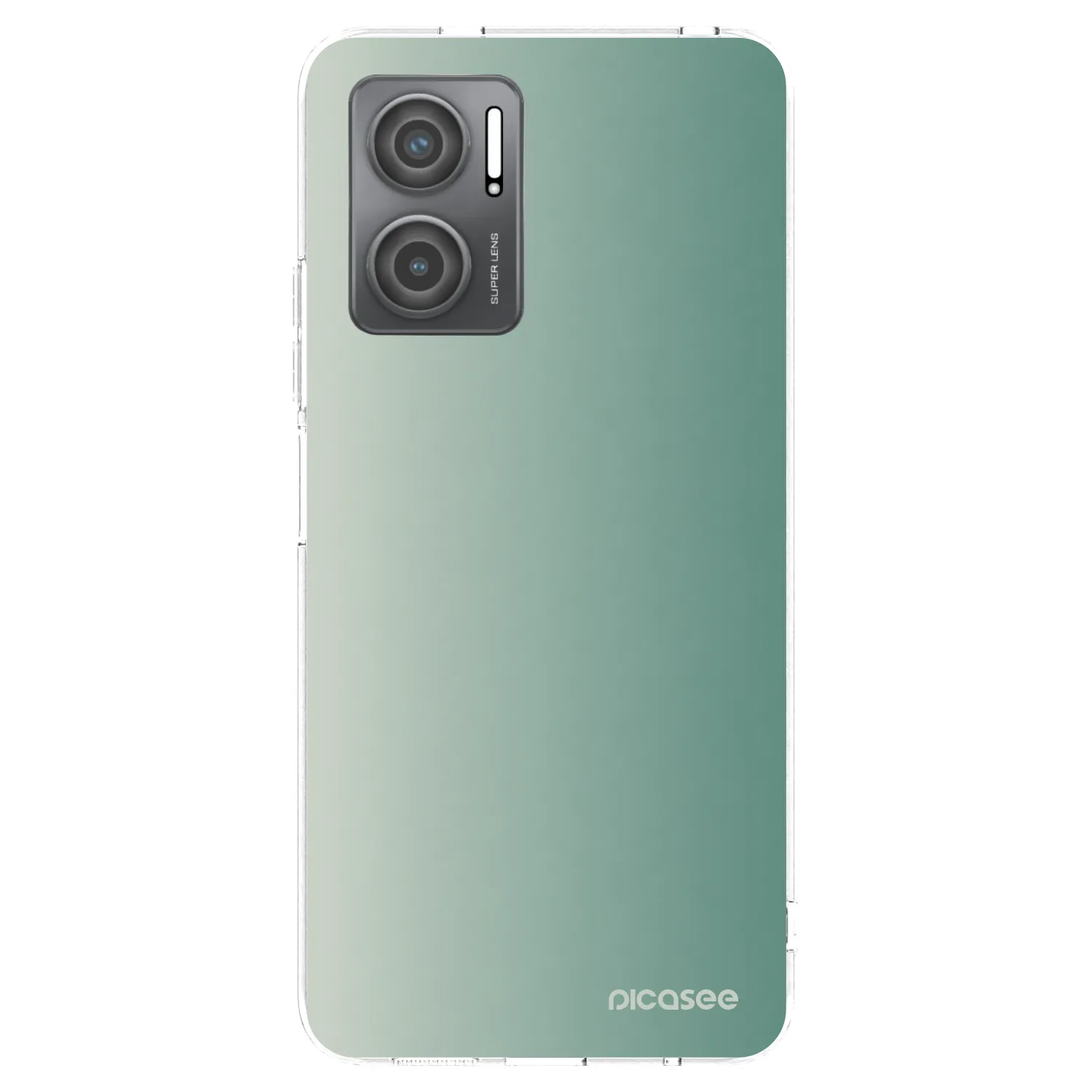 Picasee silikónový prehľadný obal pre Xiaomi Redmi 10 5G - Misty Sage