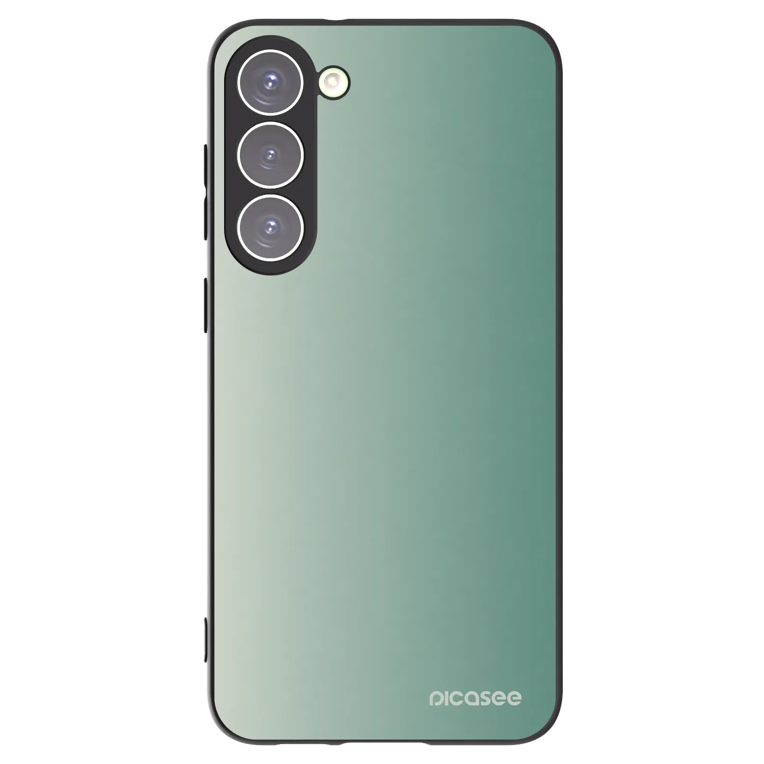Picasee silikónový čierny obal pre Samsung Galaxy S23+ 5G - Misty Sage